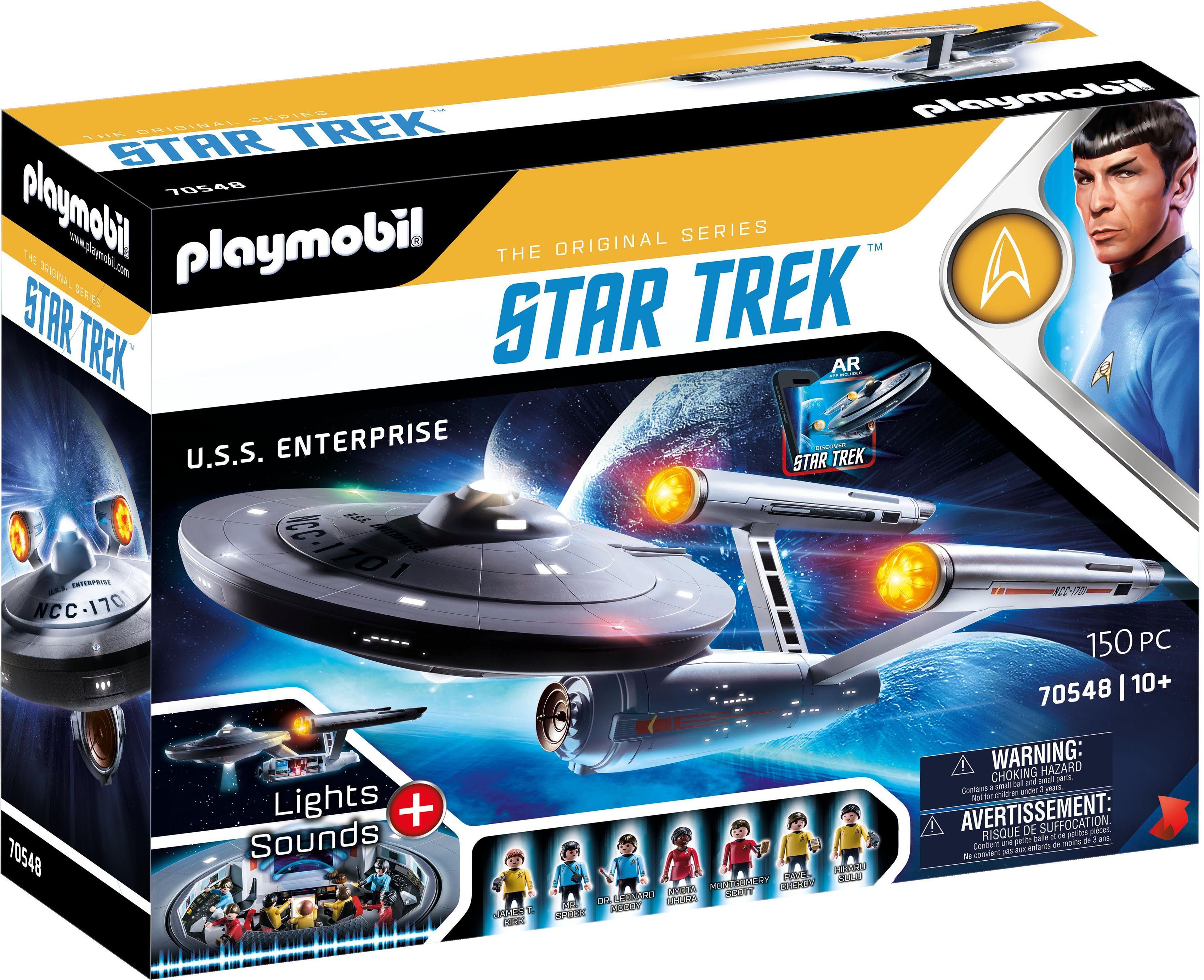 Playmobil® Enterprise Made NCC-1701 (70548), Europe in U.S.S. Konstruktions-Spielset - (150 St), Star Trek
