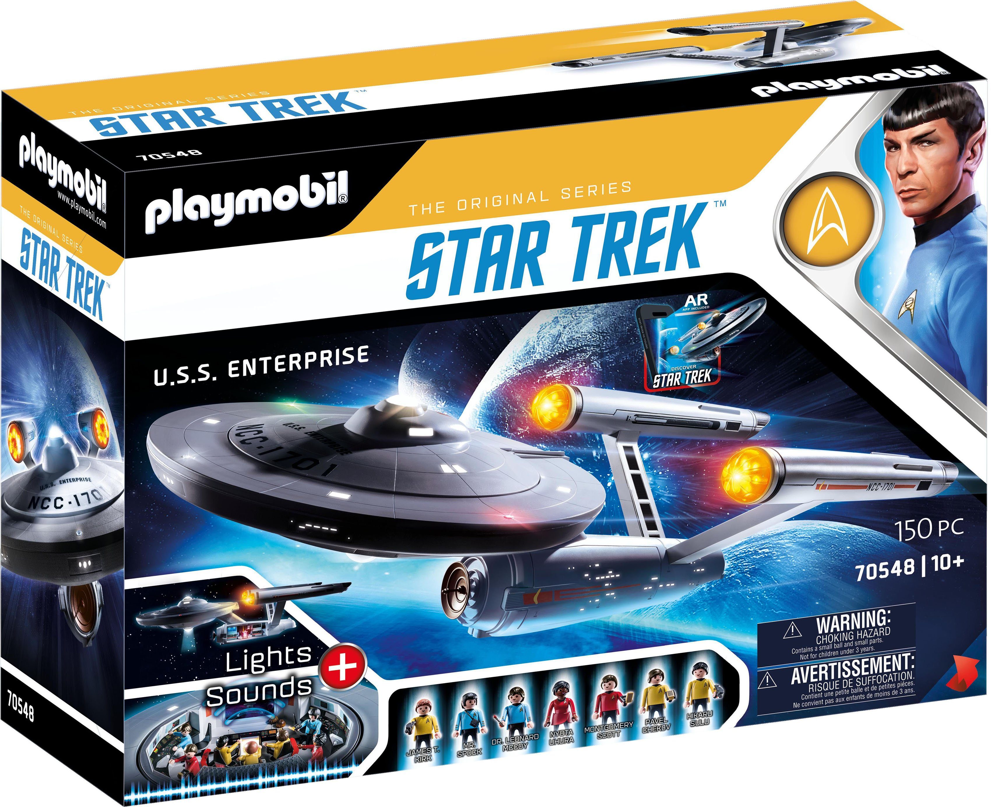 Europe Konstruktions-Spielset (150 (70548), Trek Playmobil® - Enterprise in U.S.S. NCC-1701 Made Star St),