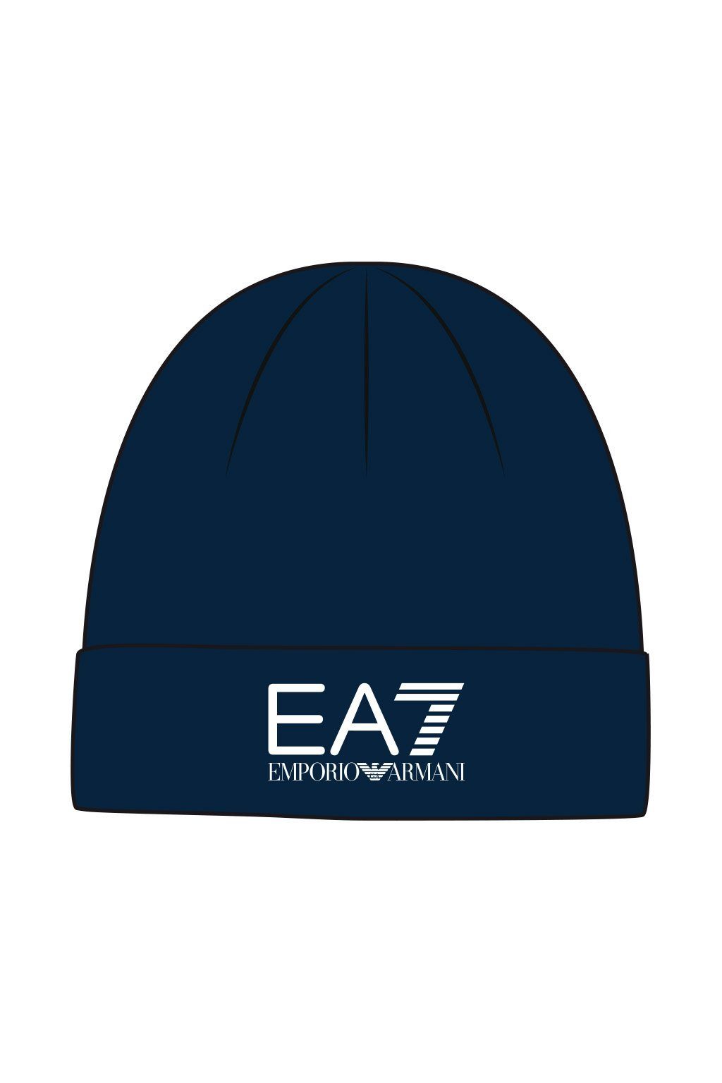 Emporio Armani Beanie EA7 KIDS Mütze mit Logo in Navy