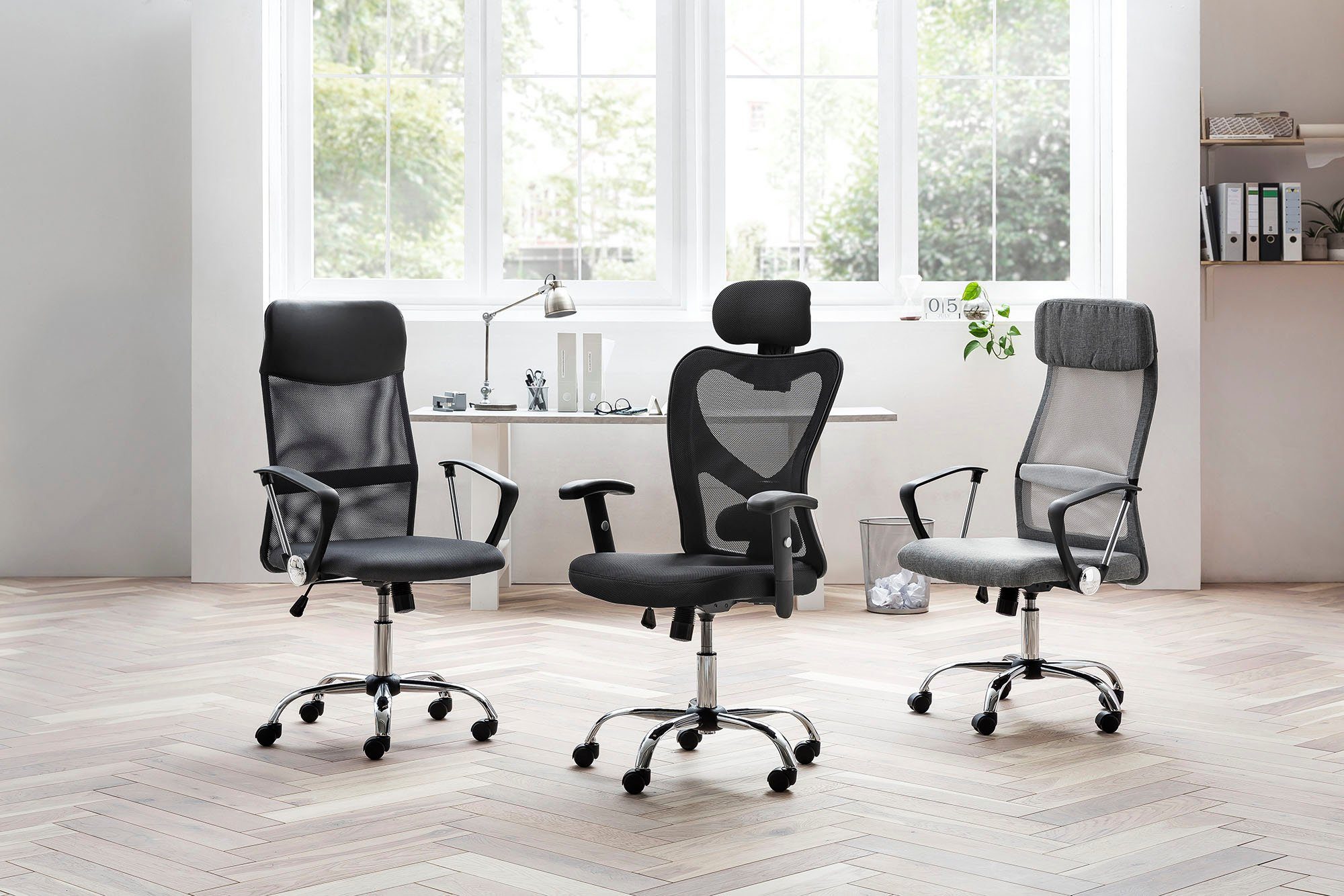 SalesFever Drehstuhl für optimalen Komfort, Mit elegantem Schmetterlingsmechanismus