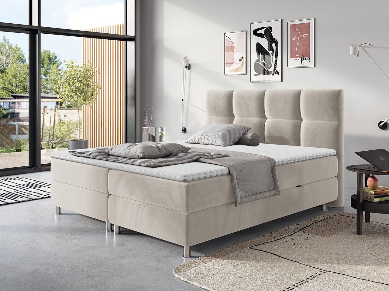 MIRJAN24 Boxspringbett Dave (zwei Bettkästen für günstig online kaufen
