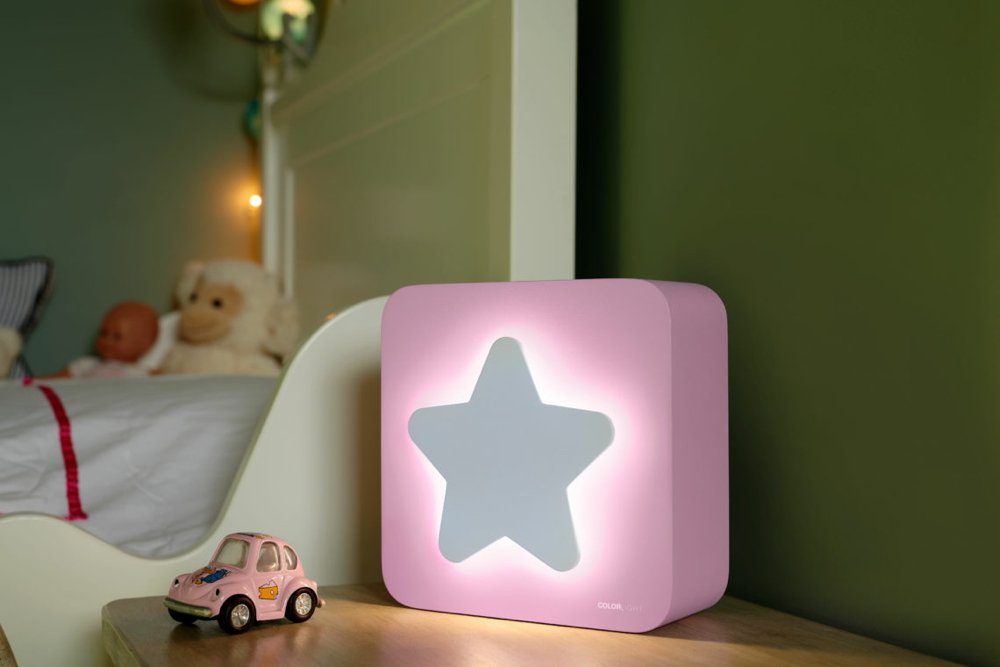 Lautsprecher BigBen pink Stern LED Bluetooth Portable-Lautsprecher AU385427 COLORLIGHT Narvy