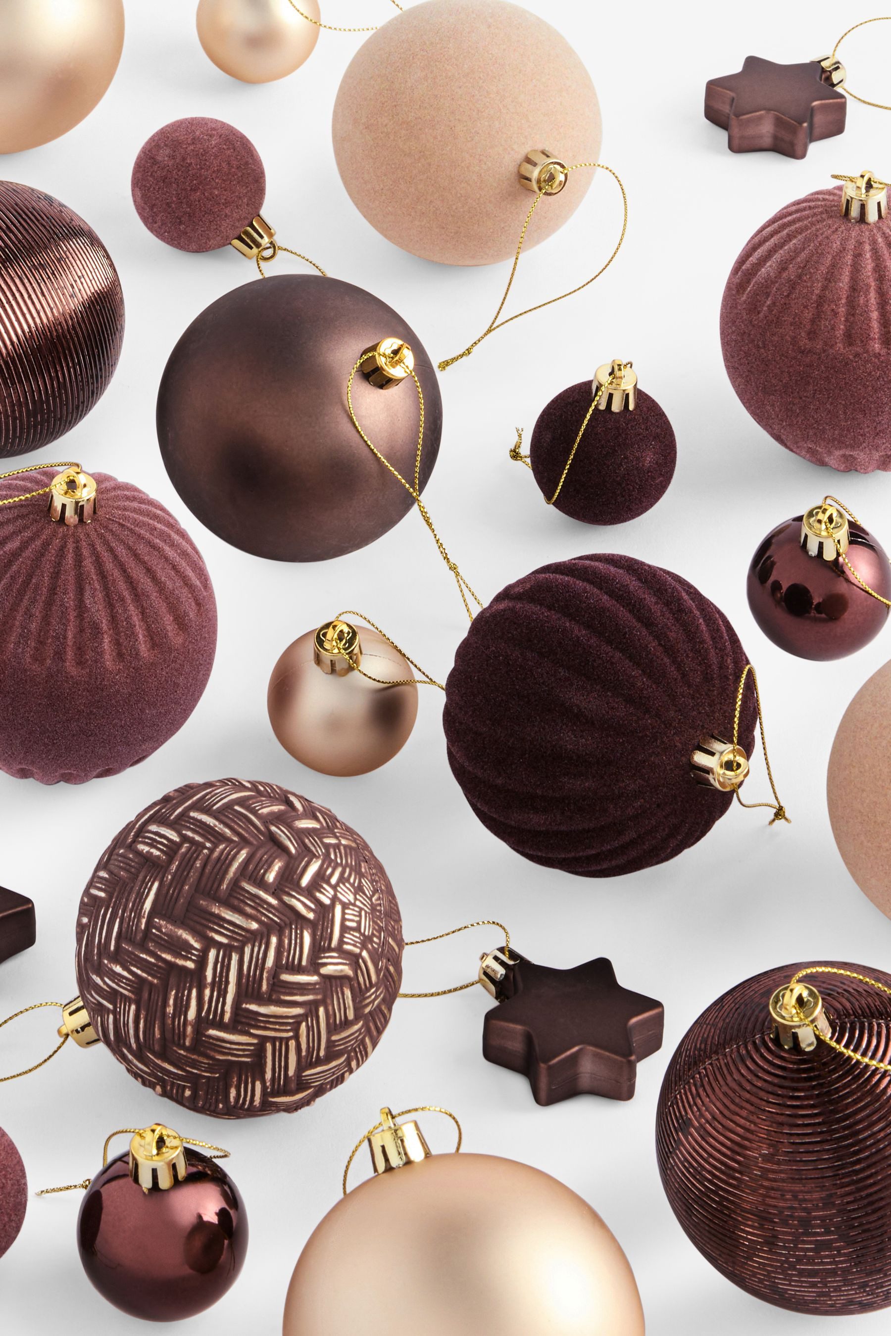 Next Dekokugel 50er-Pack Bruchsichere Weihnachtskugeln