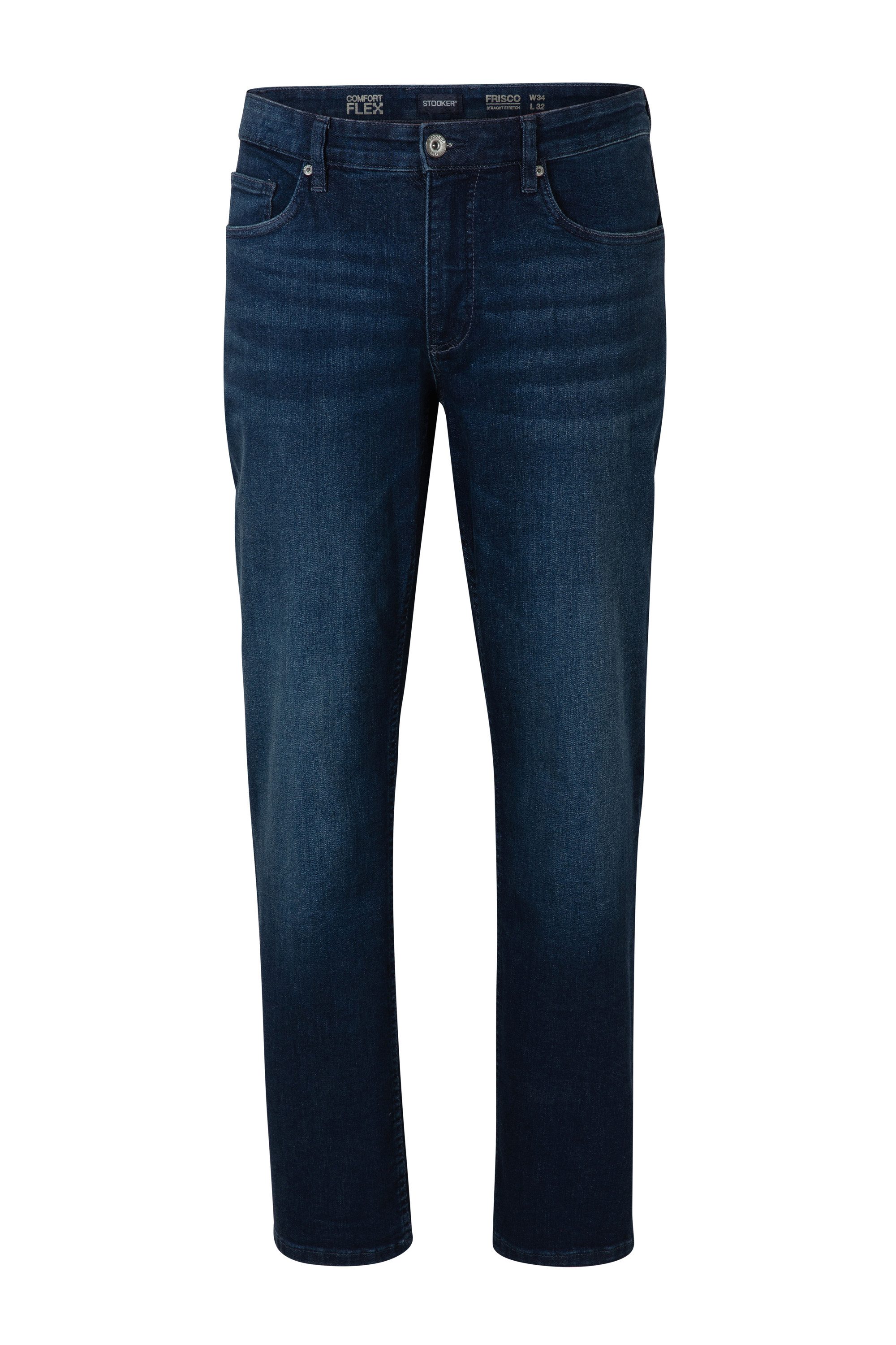 Stooker Men 5-Pocket-Hose Men Frisco Colour Straight Fit Jeans Straight Fit Casual Clean Wash Twill Coloured Comfort Flex! für Herren