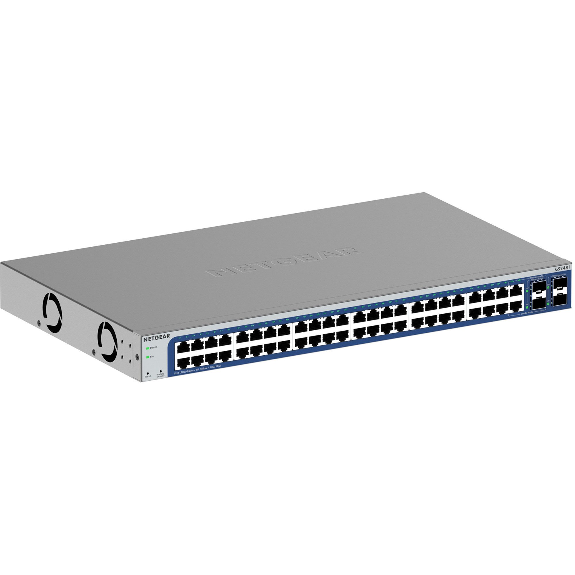 NETGEAR Netgear GS748Tv6, Switch Netzwerk-Switch