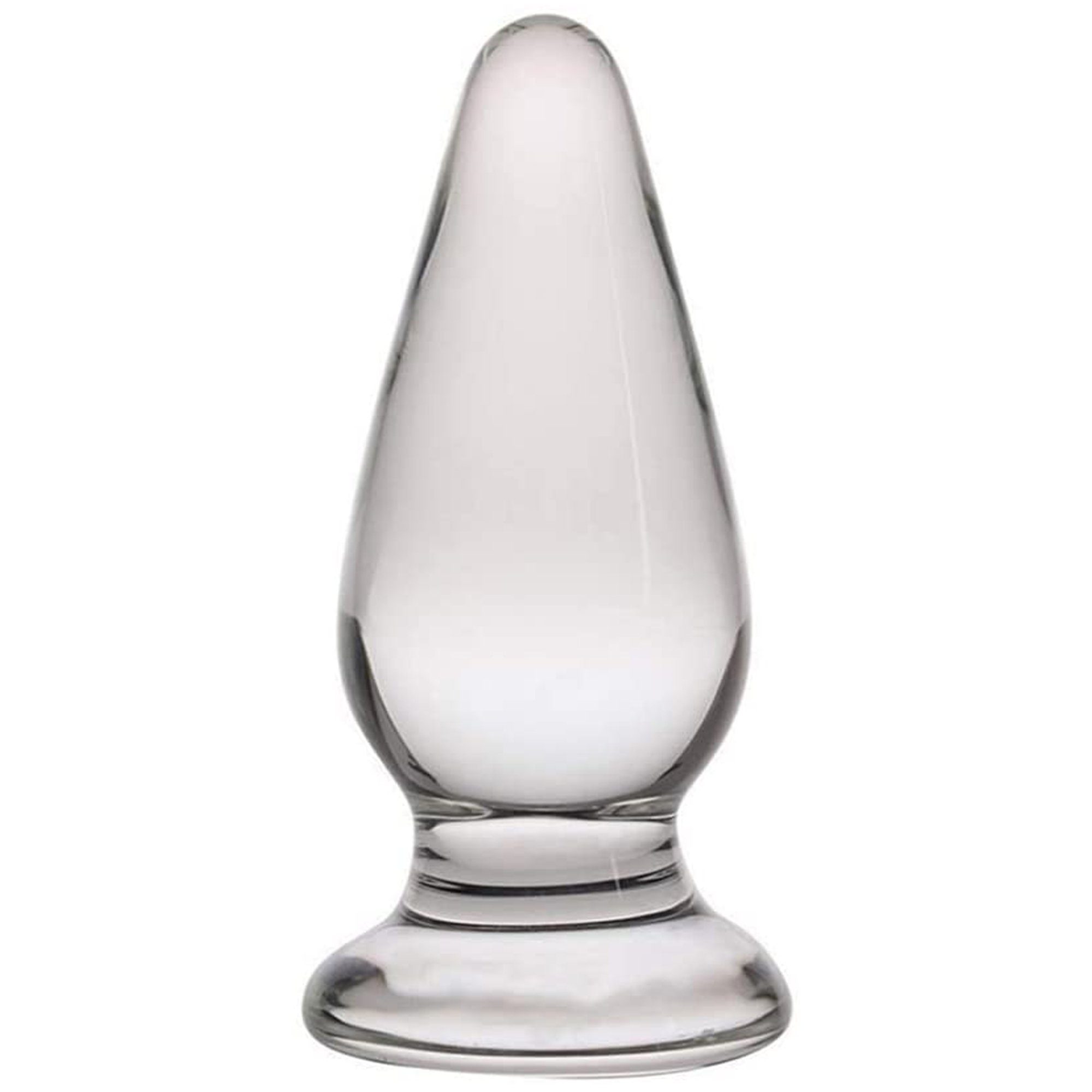 Analplug Analplug Butt Glas Sandritas Plug aus ø Durchsichtig 4,5 Qualitätsglas cm