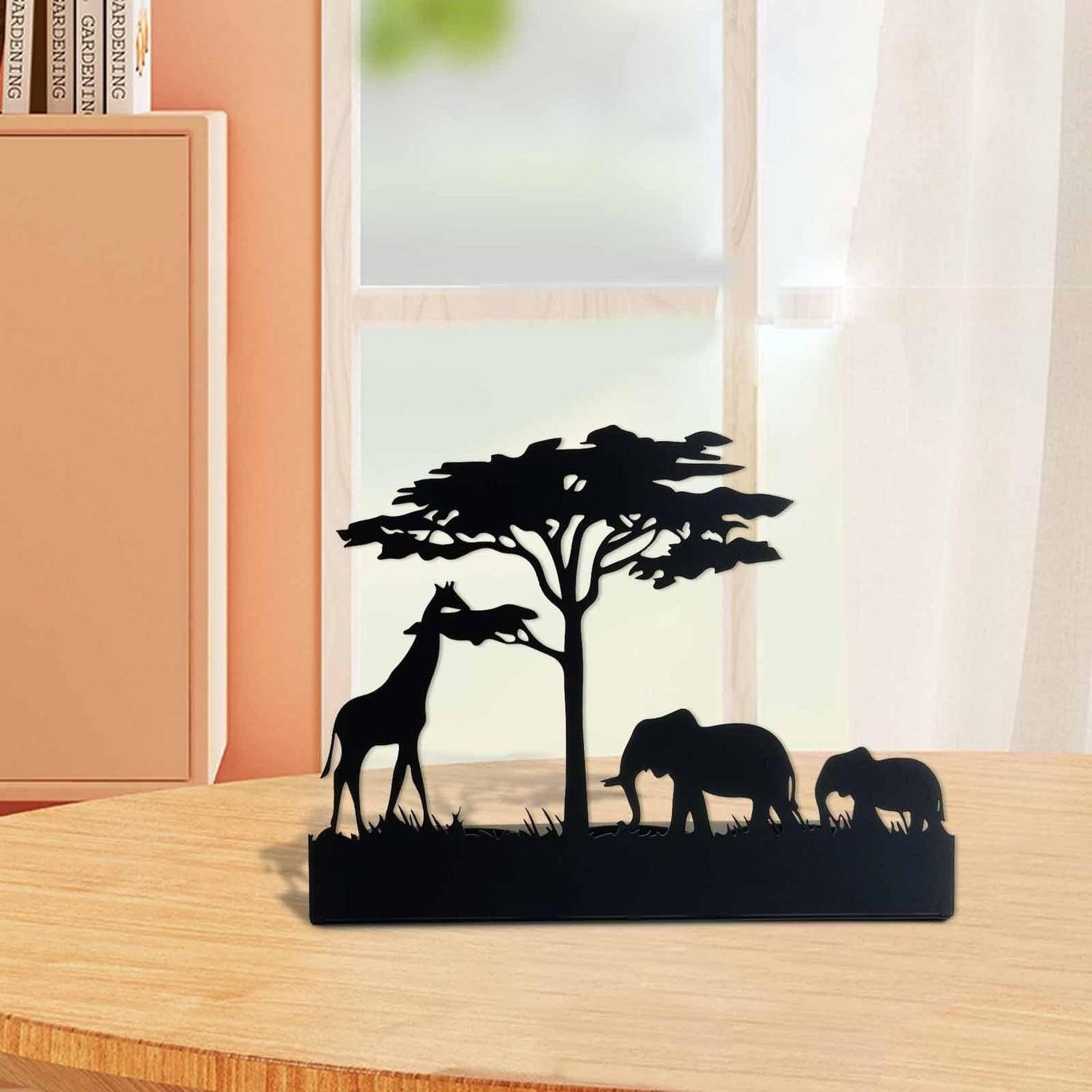 LuxusKollektion Tischkerzenhalter Metall Kerzenständer Elefant Giraffe (1 St)