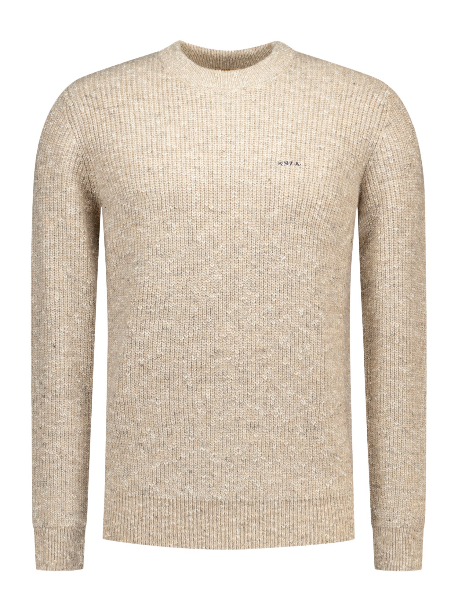 New Zealand Auckland Strickpullover NZA263 H natur,Freizeit,Polyacryl,Unifarben,Rundhals,Langarm,Regular Fit