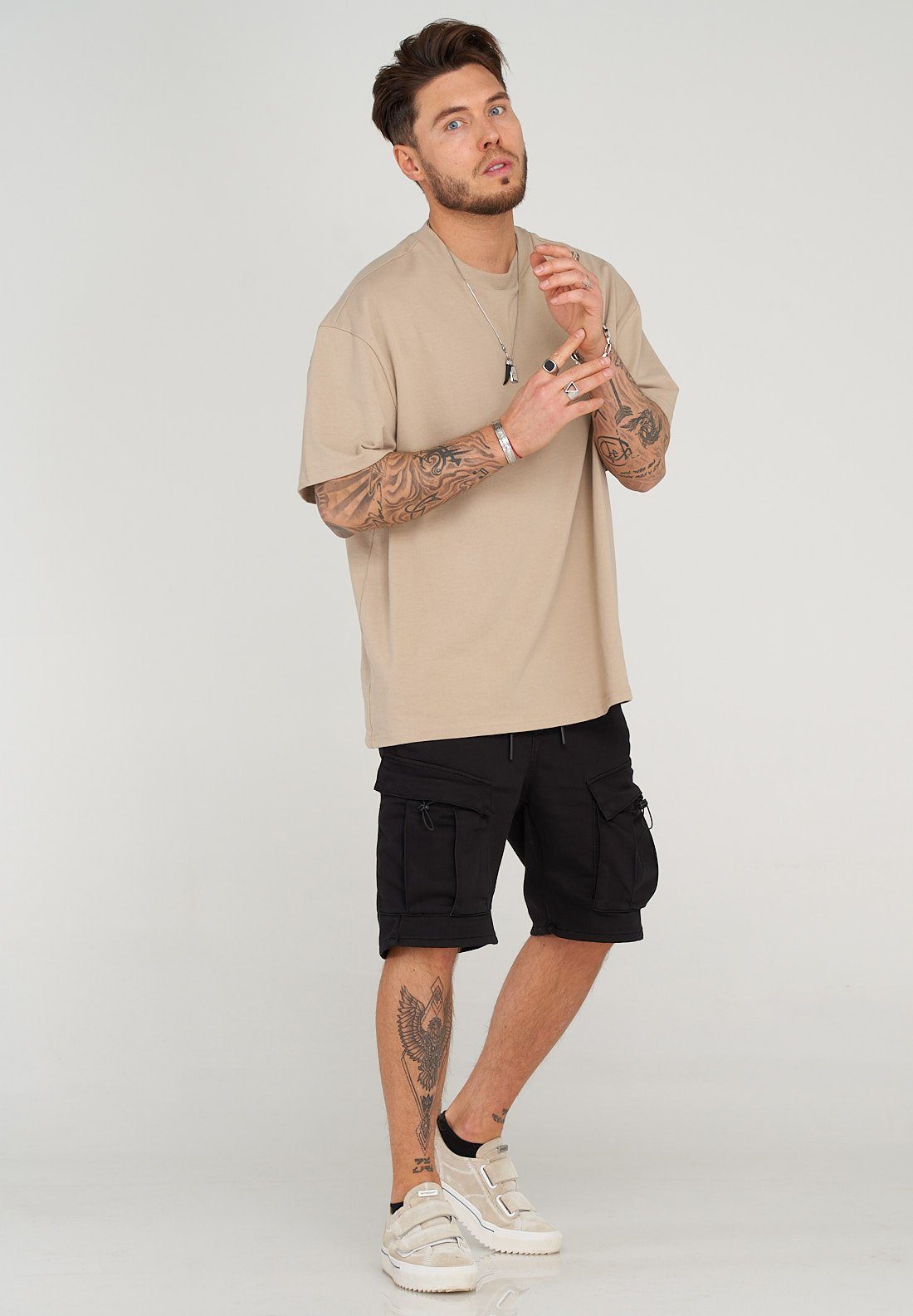 behype Shorts ISMAEL mit praktischen Cargotaschen günstig online kaufen