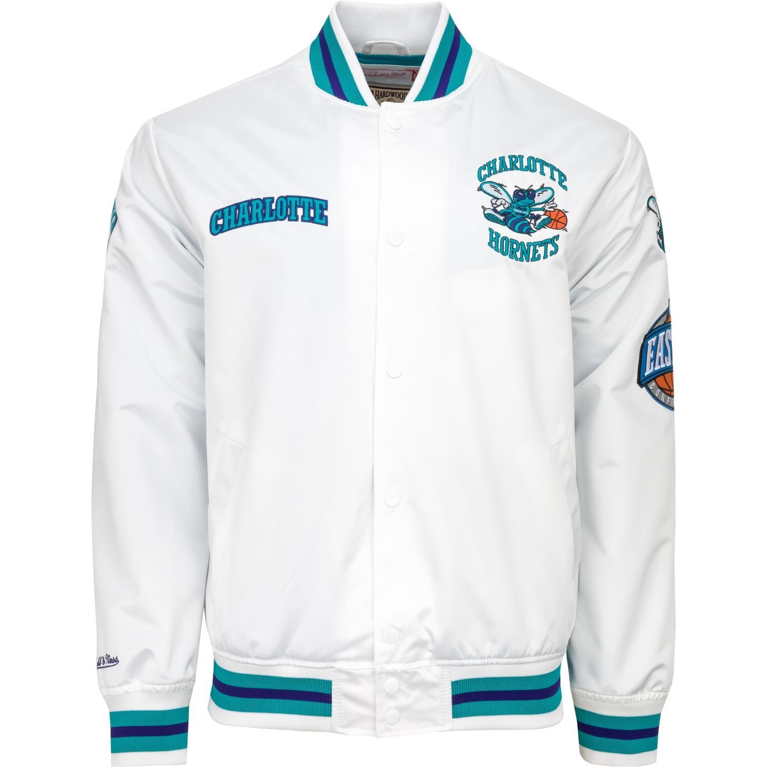 Mitchell & Collegejacke Ness Collection Hornets Charlotte Satin City