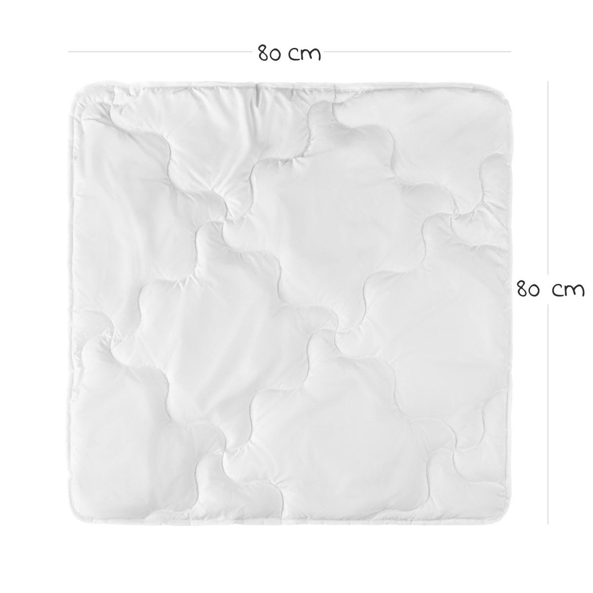 LaLoona Babybettdecke Premium Complete - Weiß, Steppbett-Set Baby Decke 80 günstig online kaufen