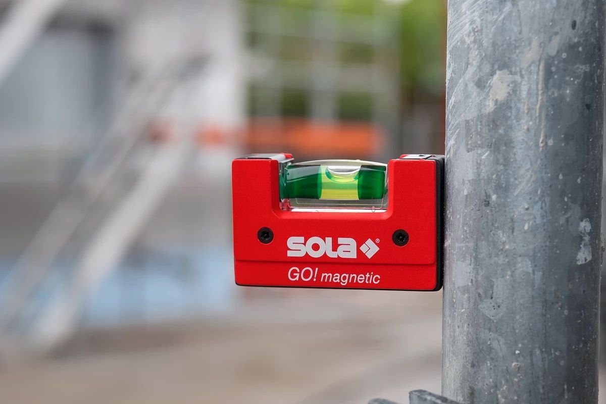 SOLA Wasserwaage Sola Kompakt-Wasserwaage GO! magnetic magnetisch, (1 St)