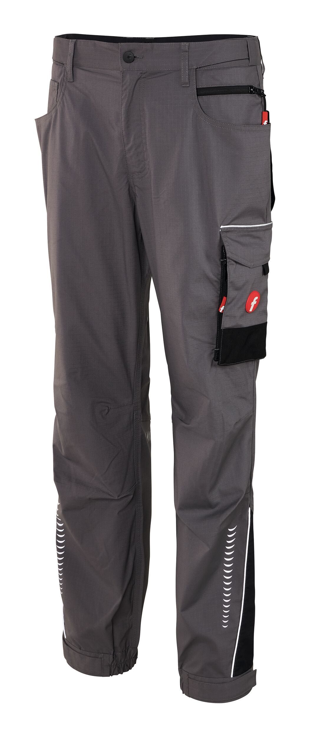 fortis Arbeitsbundhose Herren-Cargohose Performance grau/schwarz