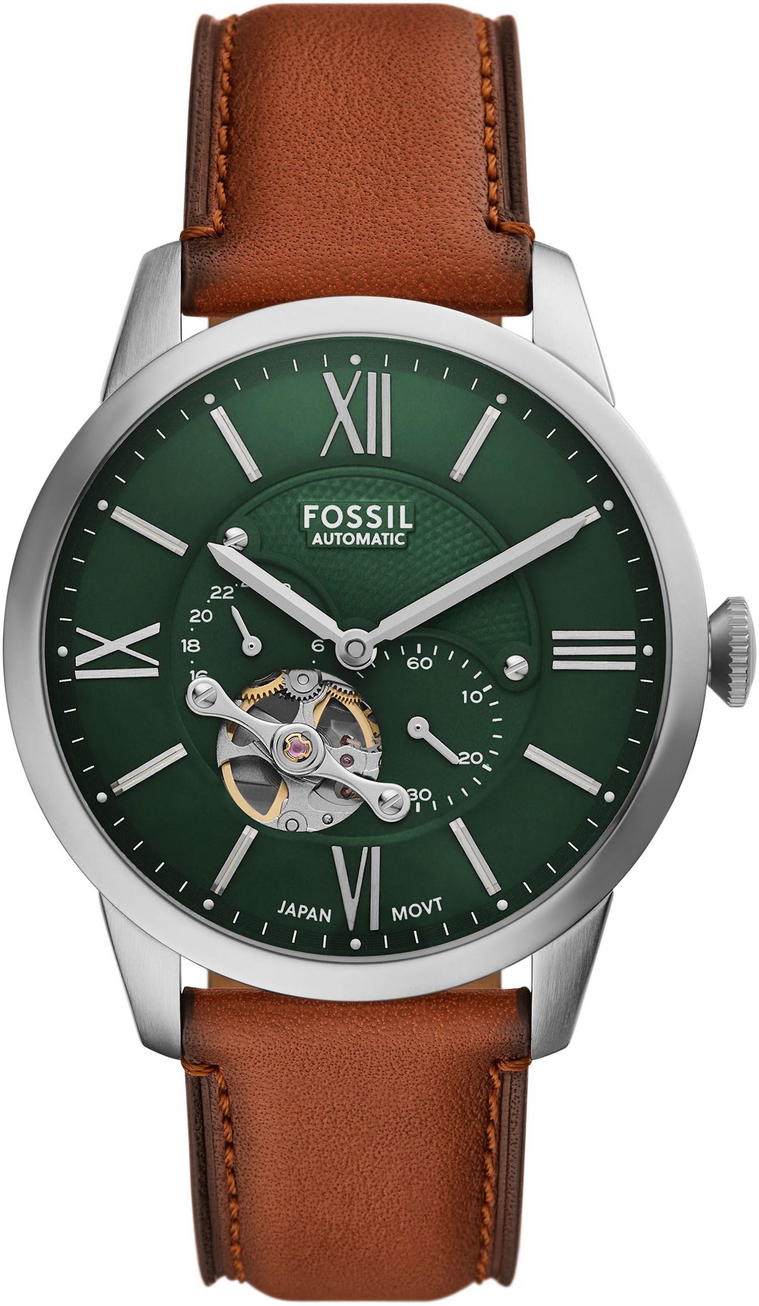 Fossil Automatikuhr TOWNSMAN Automatic ME3265, Armbanduhr, Herrenuhr, Mecha günstig online kaufen