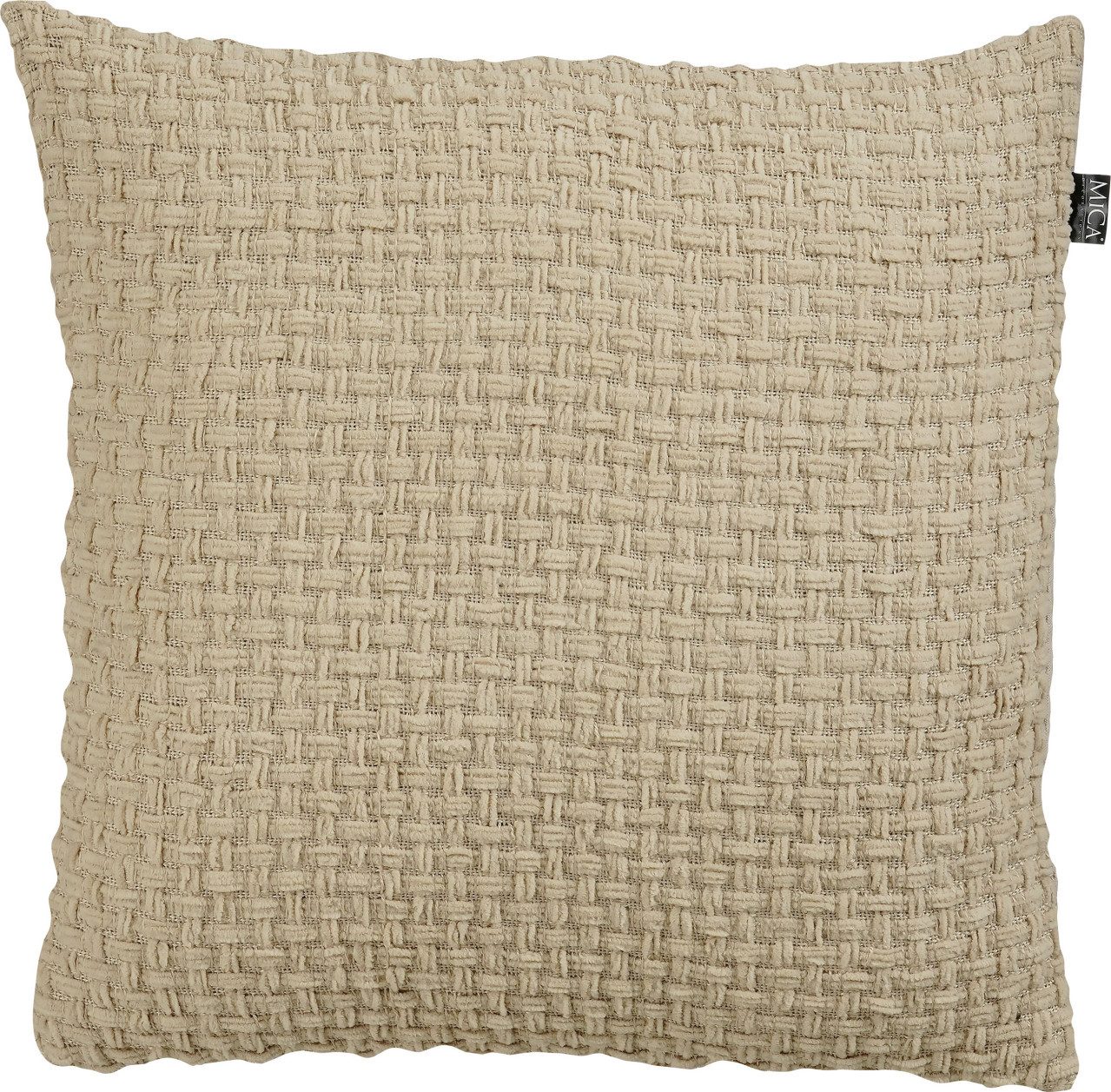 Mica Decorations Dekokissen Mica Decorations Kissen Cosenza 45 x 45 cm beige