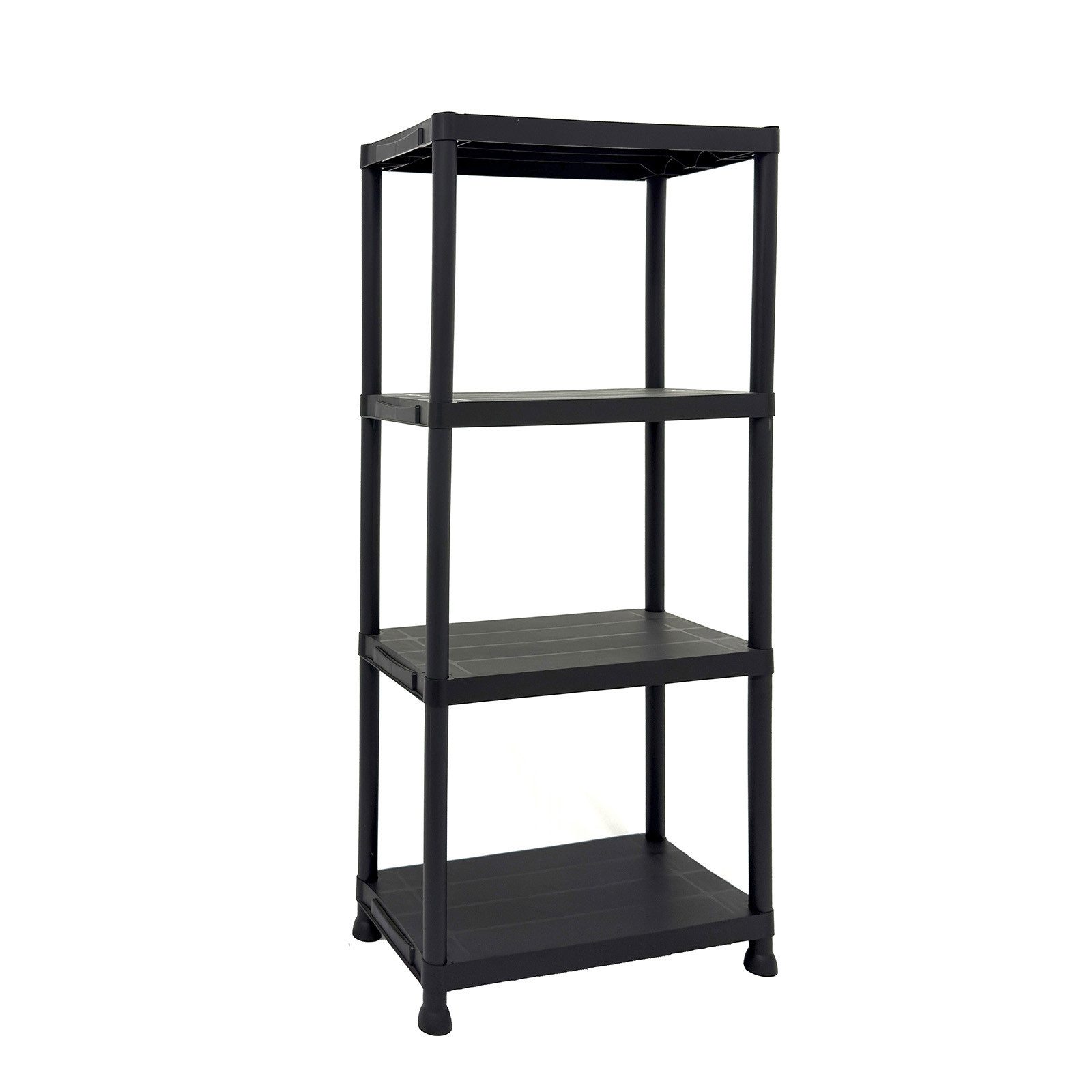 HTI-Living Standregal Regal mit 4 Böden Schwarz Kunststoffregal, Stück 1-tl günstig online kaufen