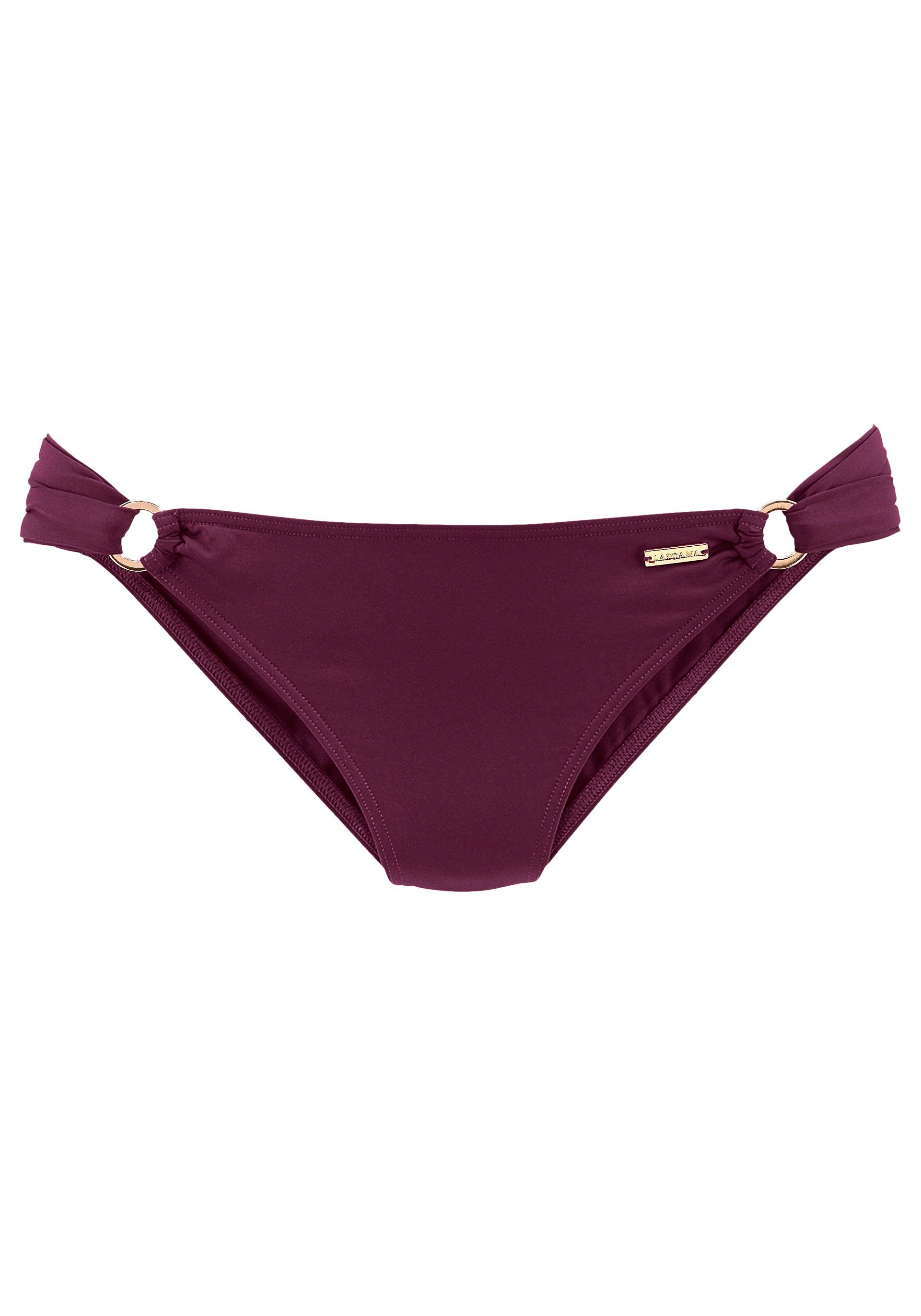 LASCANA Bikini-Hose Italy mit seitlichen Zierringen günstig online kaufen