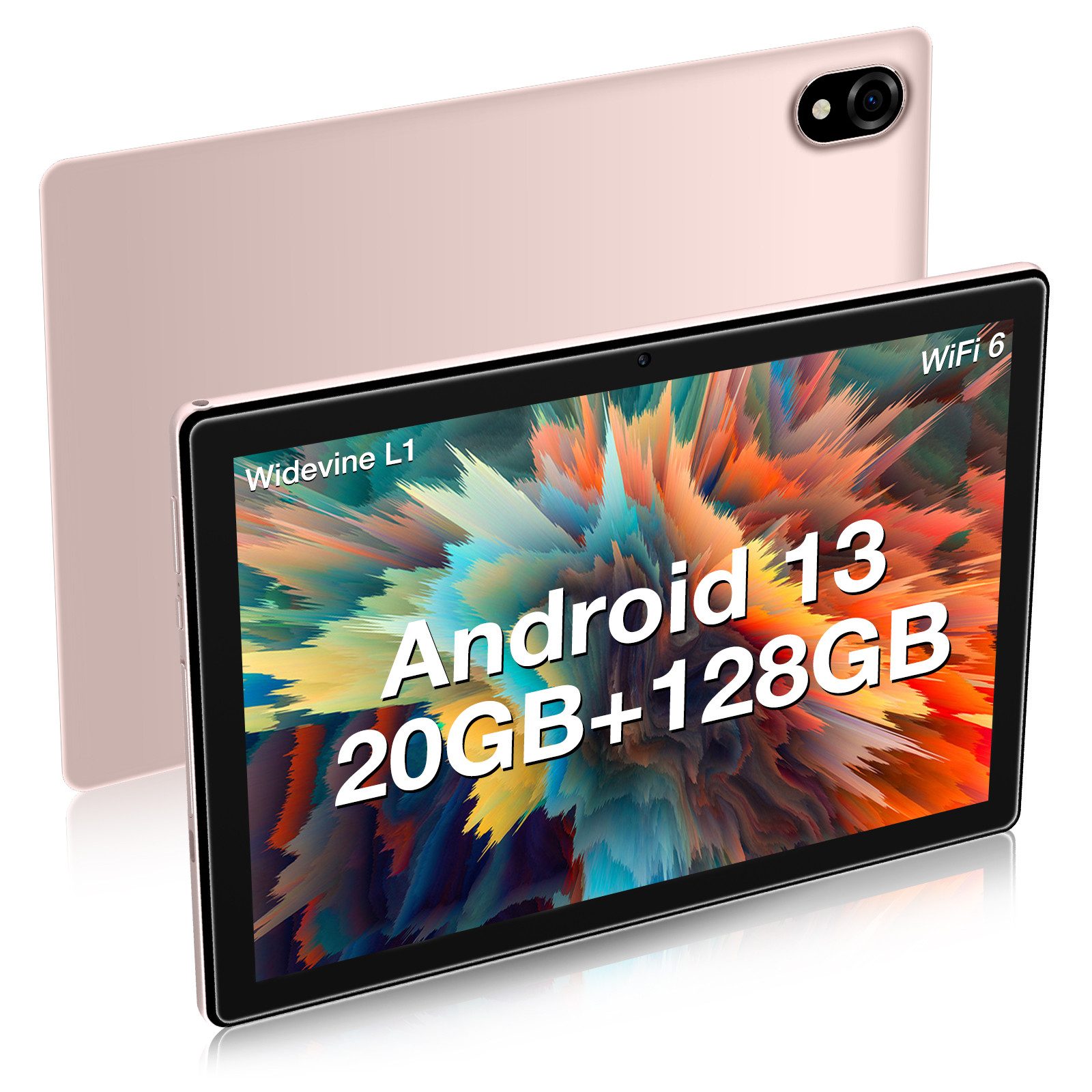DOOGEE U10 Pro 8GB RAM +128GB ROM(1TB TF), 5060mAh, 10,1 Zoll HD Display Tablet (10,1", 128 GB, 8MP+5MP, BT 5.0, TÜV Augenschutz, WiFi 6, Widevine L1, OTG)