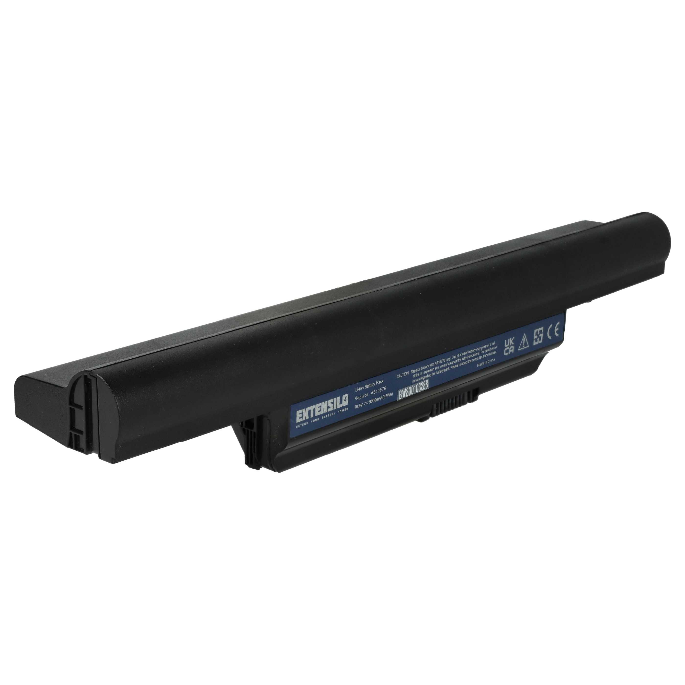 vhbw Akku passend für Acer Aspire 7745G, 7745, AS3820, 7745G-728G1TBn, Laptop-Akku Akku Li-Ion 6600 mAh (11,1 V, 1 St), Leistungsfähiger Austausch-Akku für Notebook, Wiederaufladbar, Jede