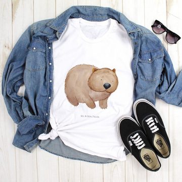 Mr. & Mrs. Panda T-Shirt Wombat - Weiß - Geschenk, Damen, Spruch, Tiere, gute Laune, Das Leben (1-tlg)