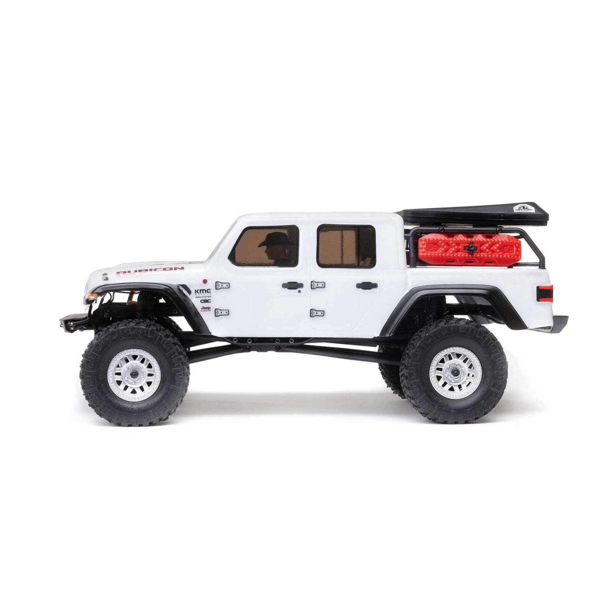 Axial RC-Buggy Axial 1:24 SCX24 Jeep JT Gladiator 4WD Rock Crawler Brushed RTR Weiss