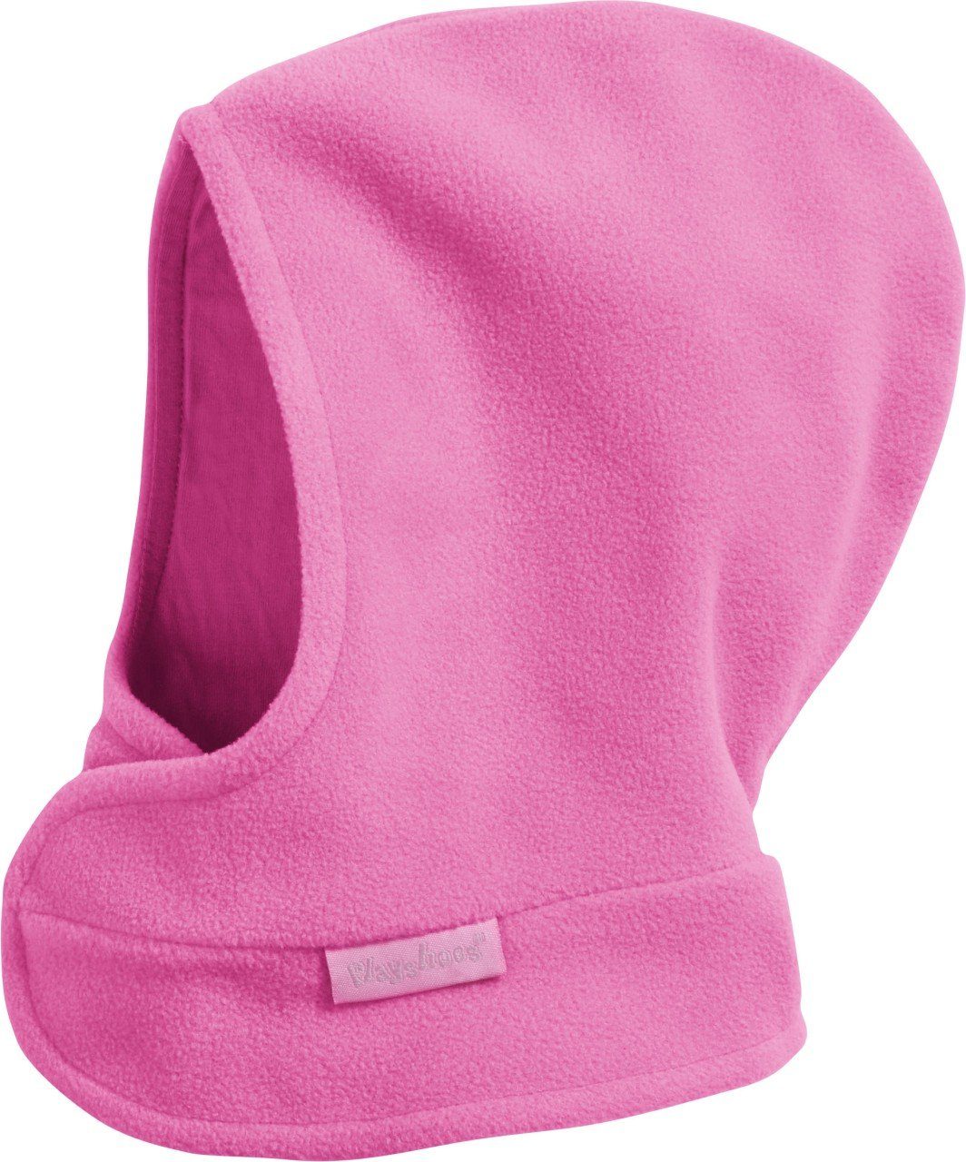 Playshoes Schlupfmütze Fleece-Schalmütze mit Klettverschluß pink