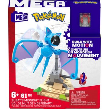 Mattel® Konstruktionsspielsteine Pokémon - Zubats Mitternachtsflug