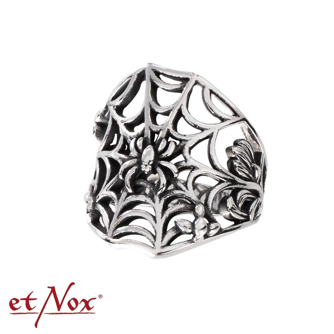 etNox Fingerring Ring Spinnennetz