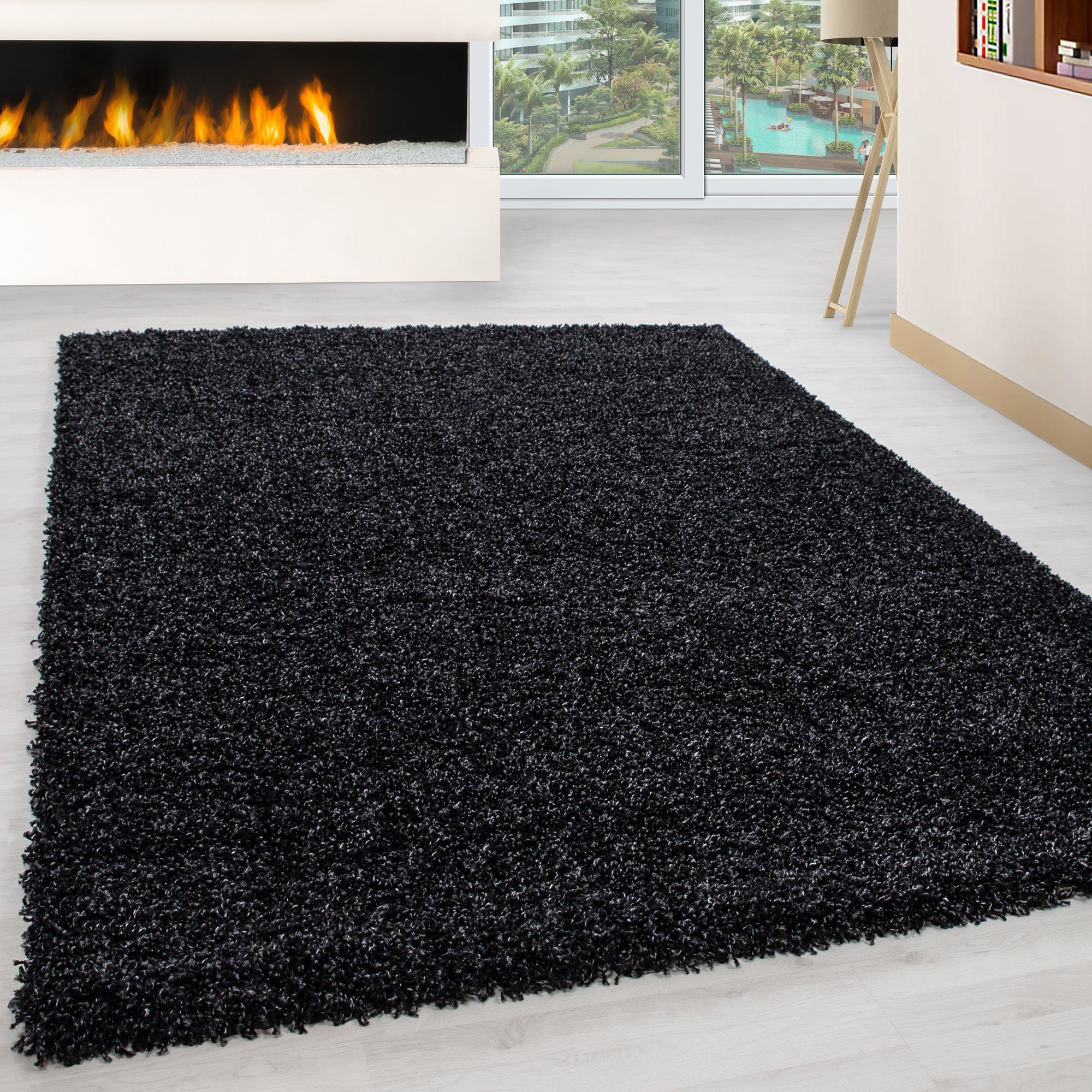Homtex Hochflor-Teppich, 60 x 110 cm, Hochflor Teppich - Gemütlicher Langfl günstig online kaufen
