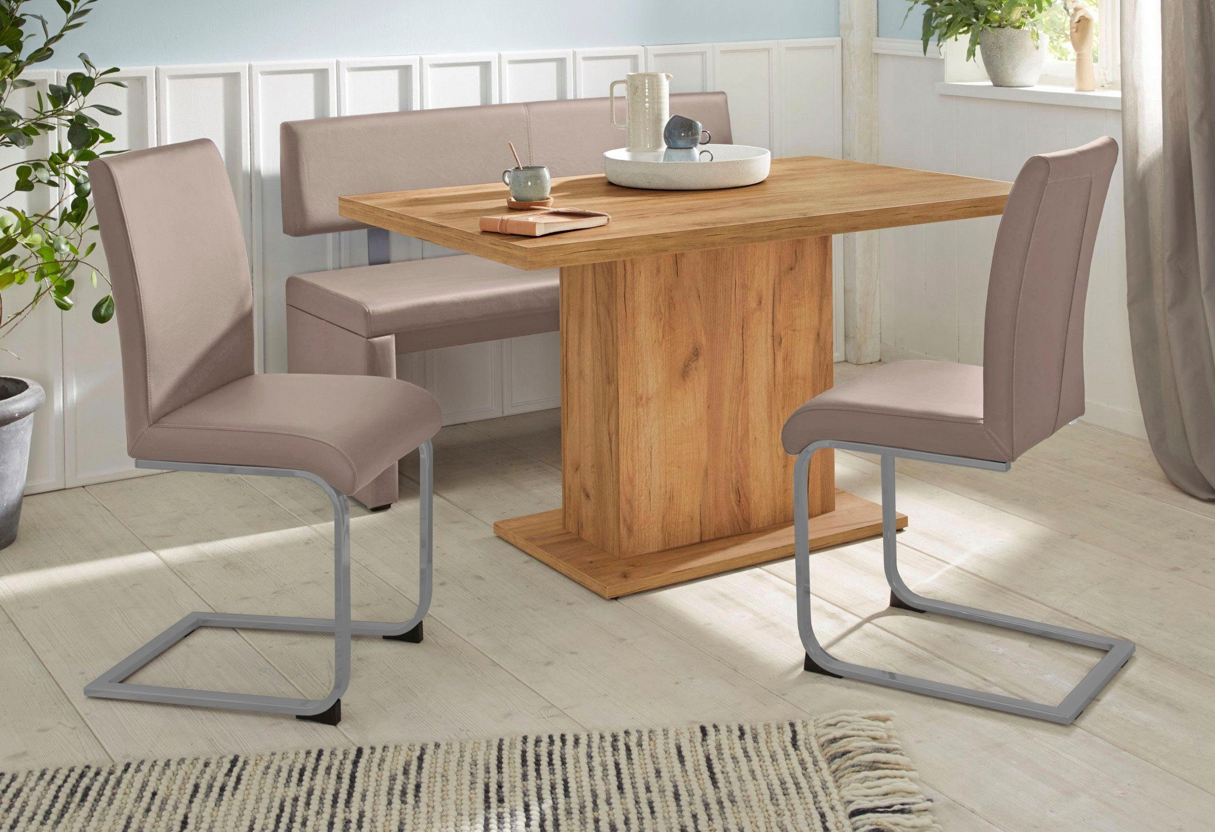 Home affaire Sitzbank "Charissa" mit Lehne, Breite 140, 160 oder 180 cm günstig online kaufen