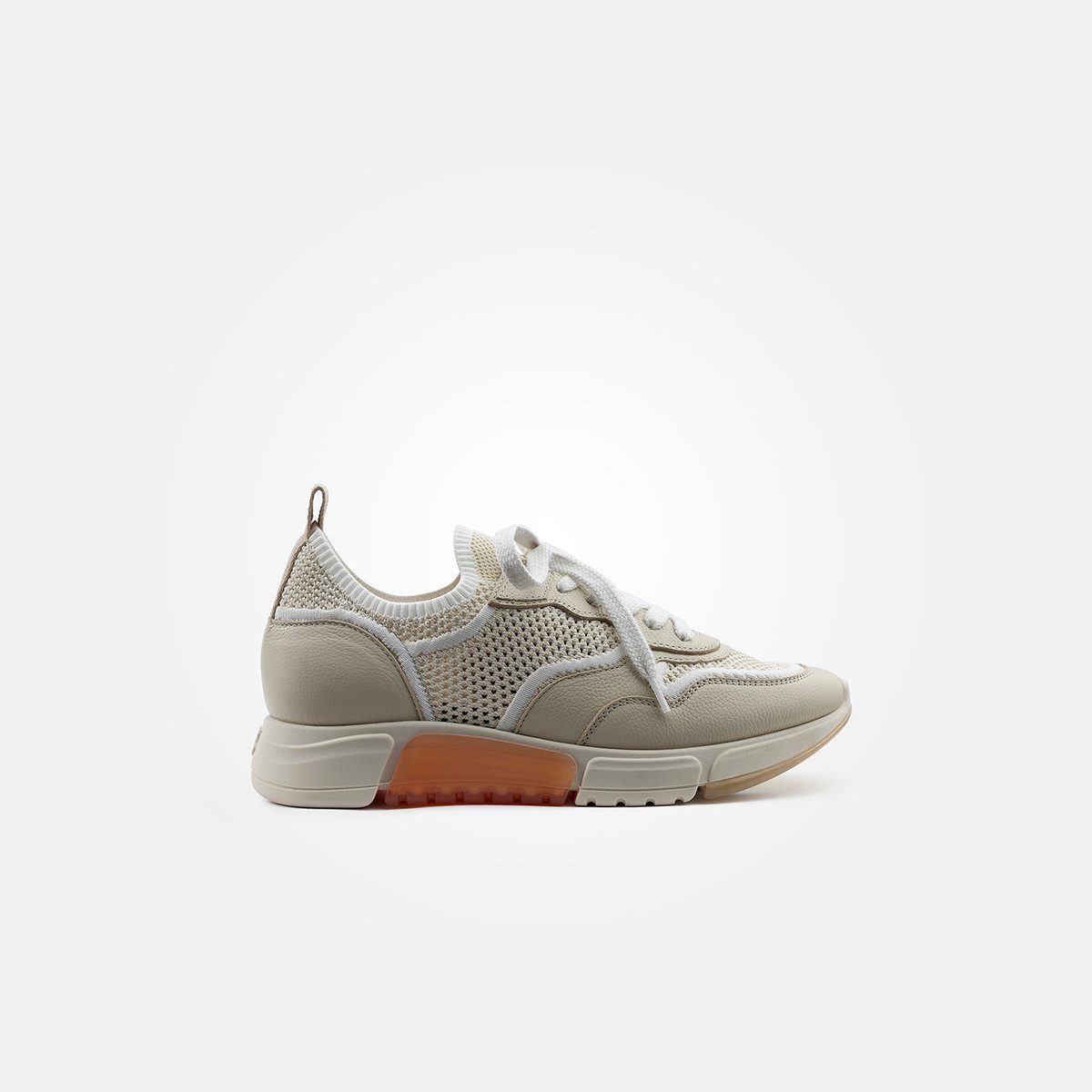 Paul Green 5348-005, Sneaker in Beige für Damen Sneaker