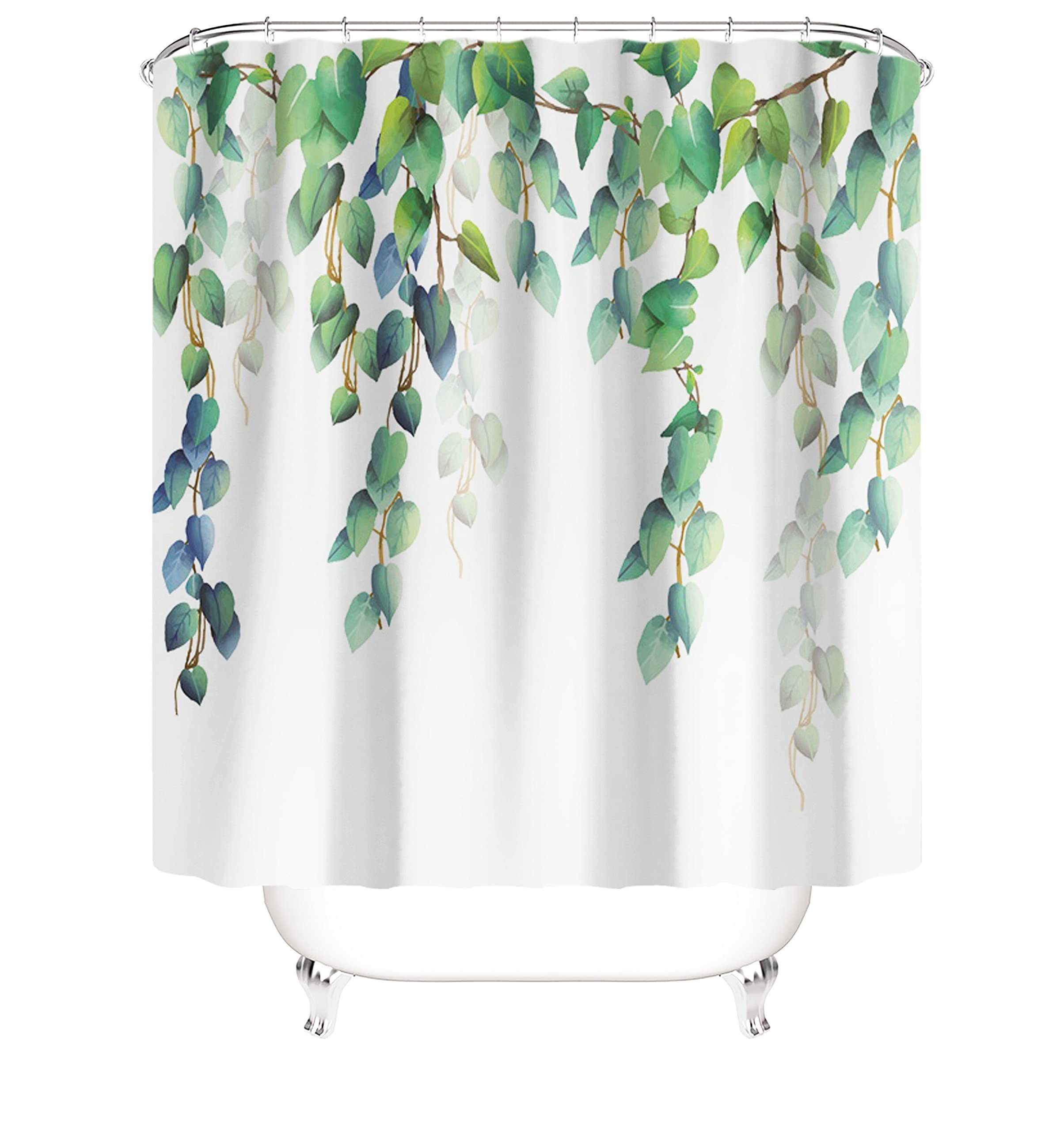 M&W DAS DESIGN Duschvorhang Duschvorhang blaue Pflanzen Shower curtains Ant günstig online kaufen