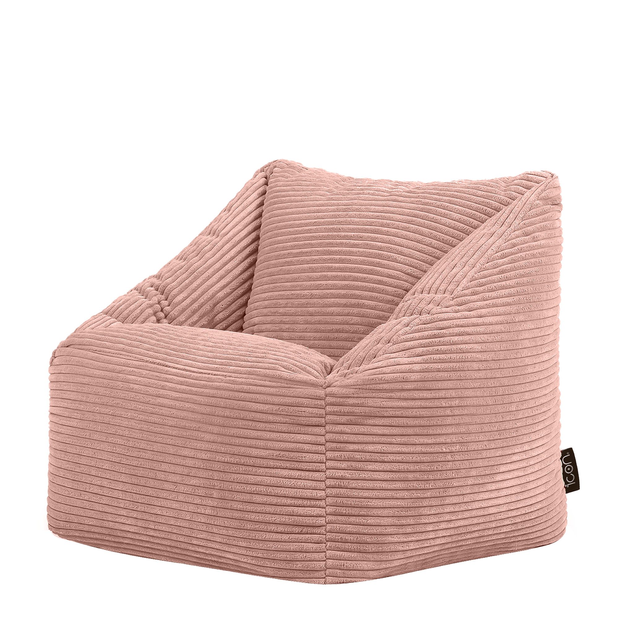 icon Sitzsack Kinder aus Cord Flauschig „Natalia“, 55x44cm, Made in Germany, für Kinderzimmer