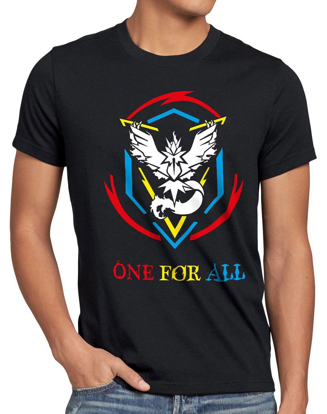 style3 T-Shirt Team Valor Instinct pokemon günstig online kaufen