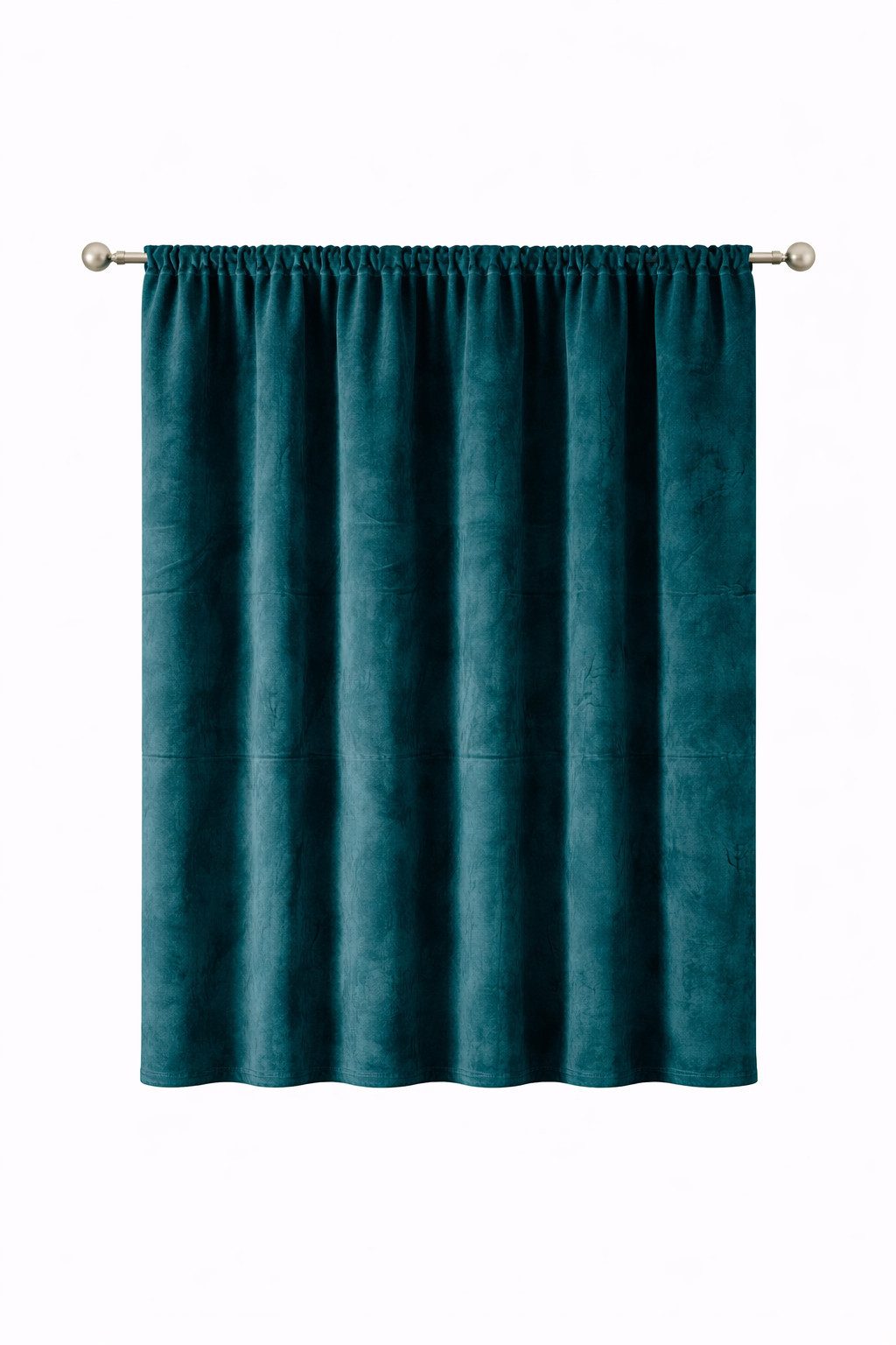 Stoffschmiede Gardine, Velour, Verdunkler, Kräuselband, verdunkelnd