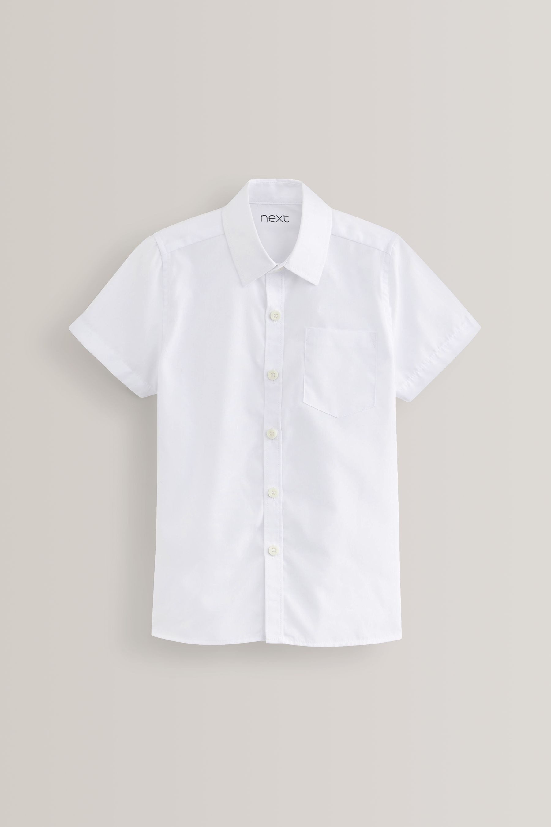 Next Kurzarmhemd Kurzarmhemden (3-17 Jahre) - Slim Fit, 2er-Pack (2-tlg) – Bild 4 von 5