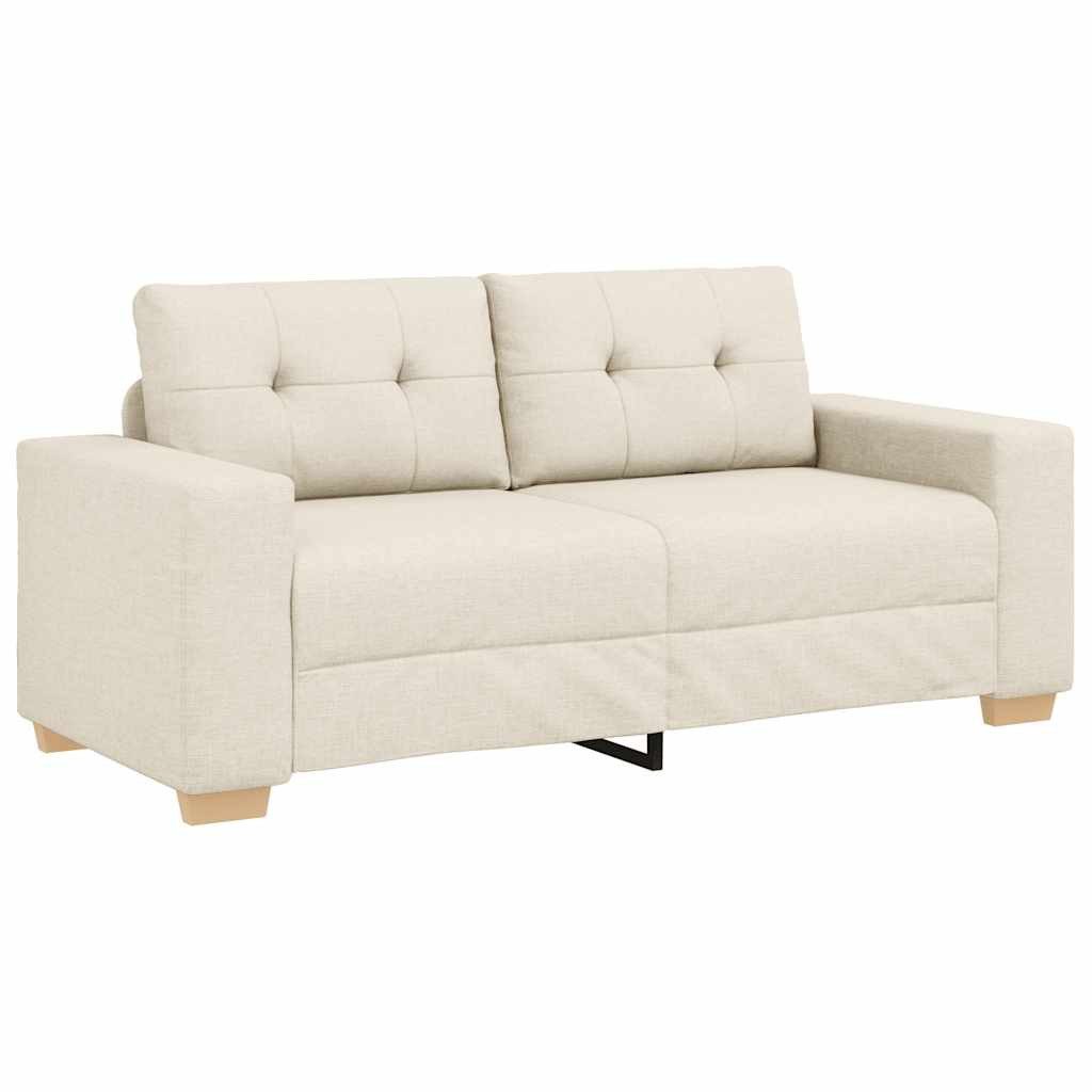 vidaXL Sofa Loveseat-Sofa Leinen 140 cm günstig online kaufen