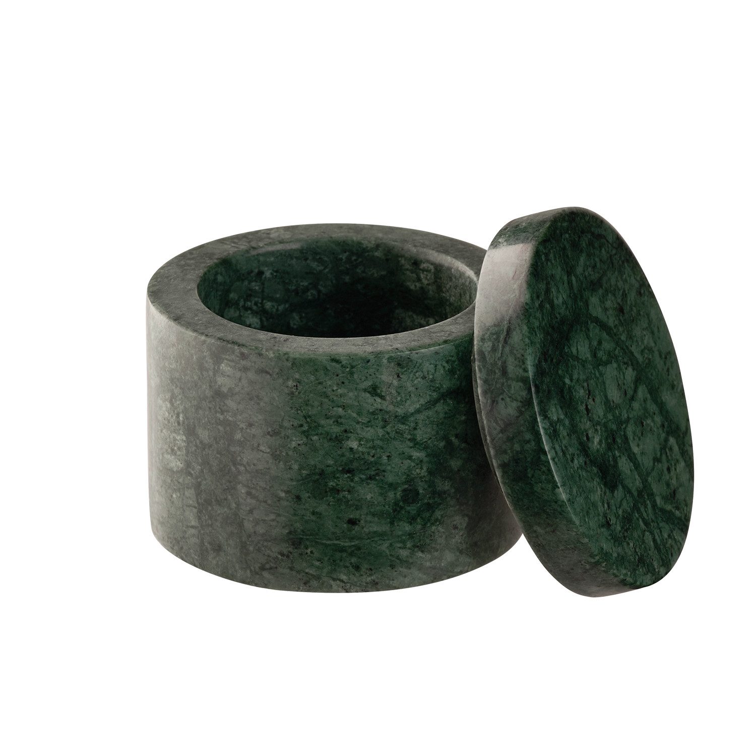 APS Butterdose 2er Set MINERA, Marmor, (Set, 2-tlg), Beton, Ø 6 cm, H: 5 cm, 40 ml, Unikat