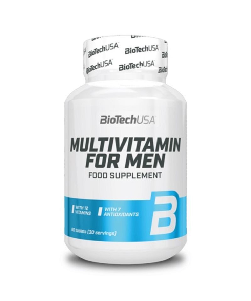 Biotech USA BioTech Multivitamin for Men 60 Tabl Tabletten, 180 g, Tabletten