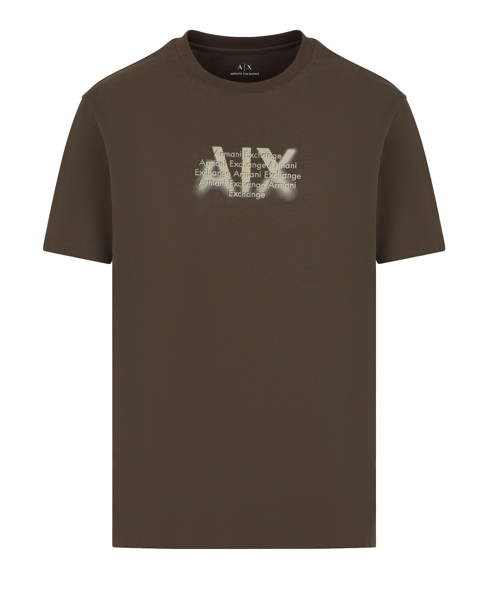 ARMANI EXCHANGE Rundhalsshirt Regular Fit Logo günstig online kaufen