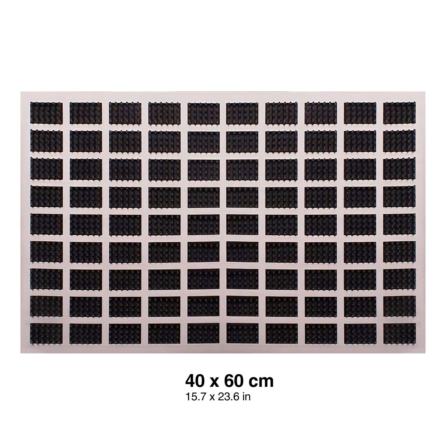 Goods+Gadgets Fußmatte Edelstahl Luxus Fußabstreifer, Premium Fußabtreter günstig online kaufen