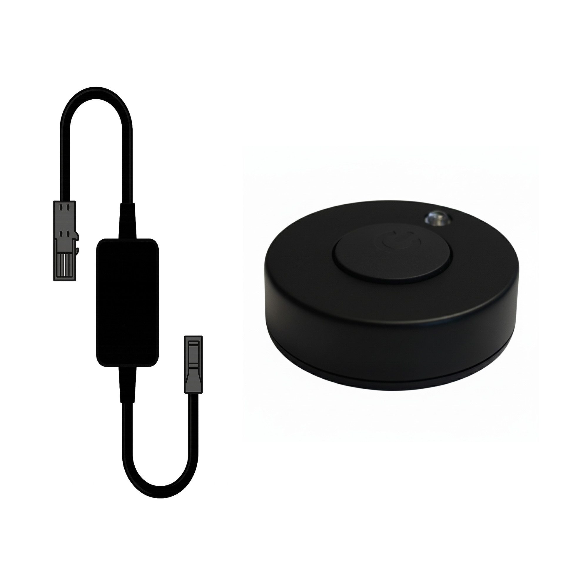 kalb MonoDot Funk-Dimmer 32 mm, drahtloser LED Dimmschalter 12/24V DC Wandtaster
