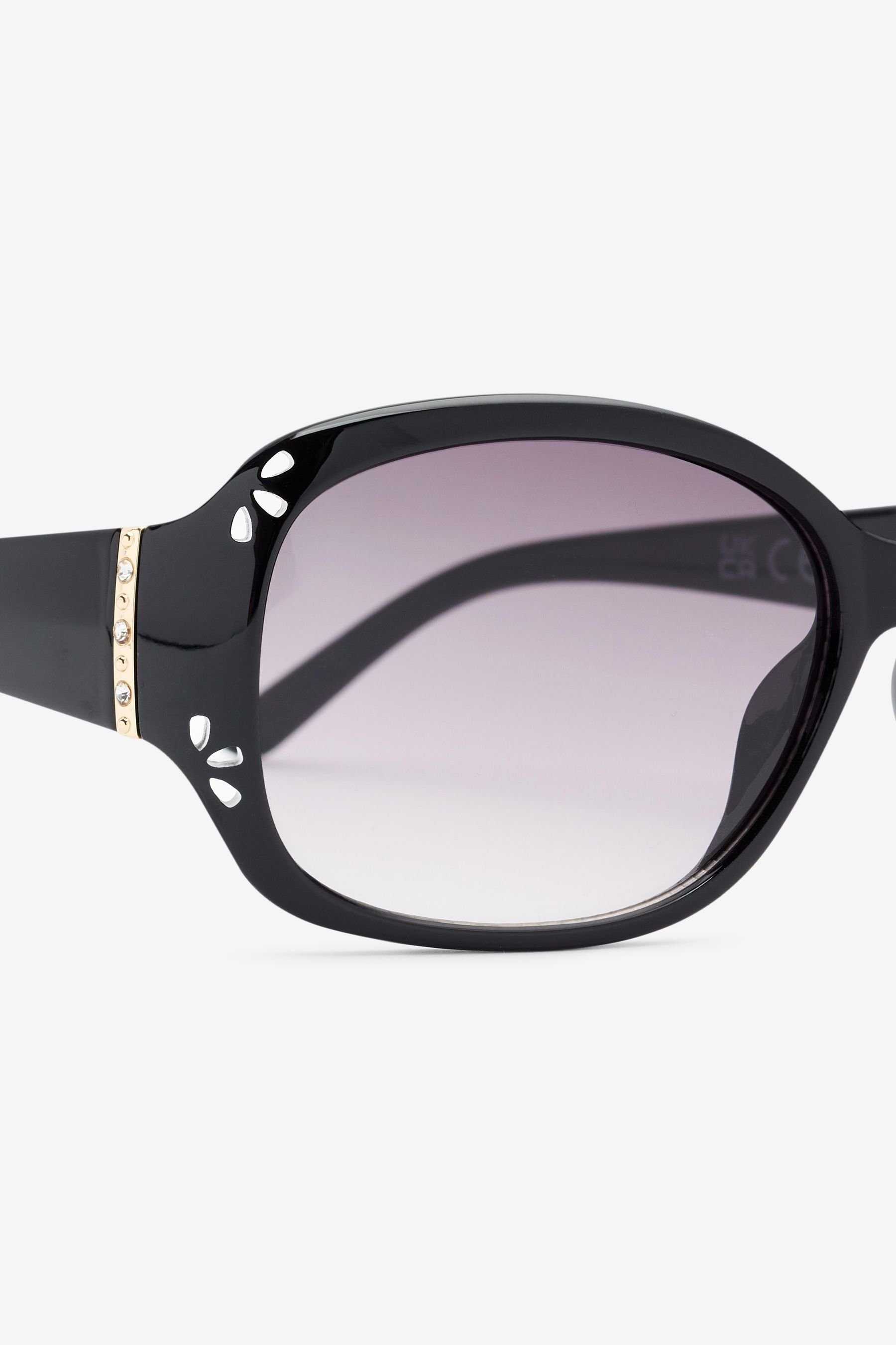 Sonnenbrille Black Zierausschnitten Next Sonnenbrille (1-St) Verlaufgetönte mit