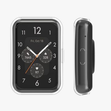 kwmobile Sleeve 2x Hülle für Huawei Watch Fit 2, Silikon Fullbody Cover Case Schutzhülle Set
