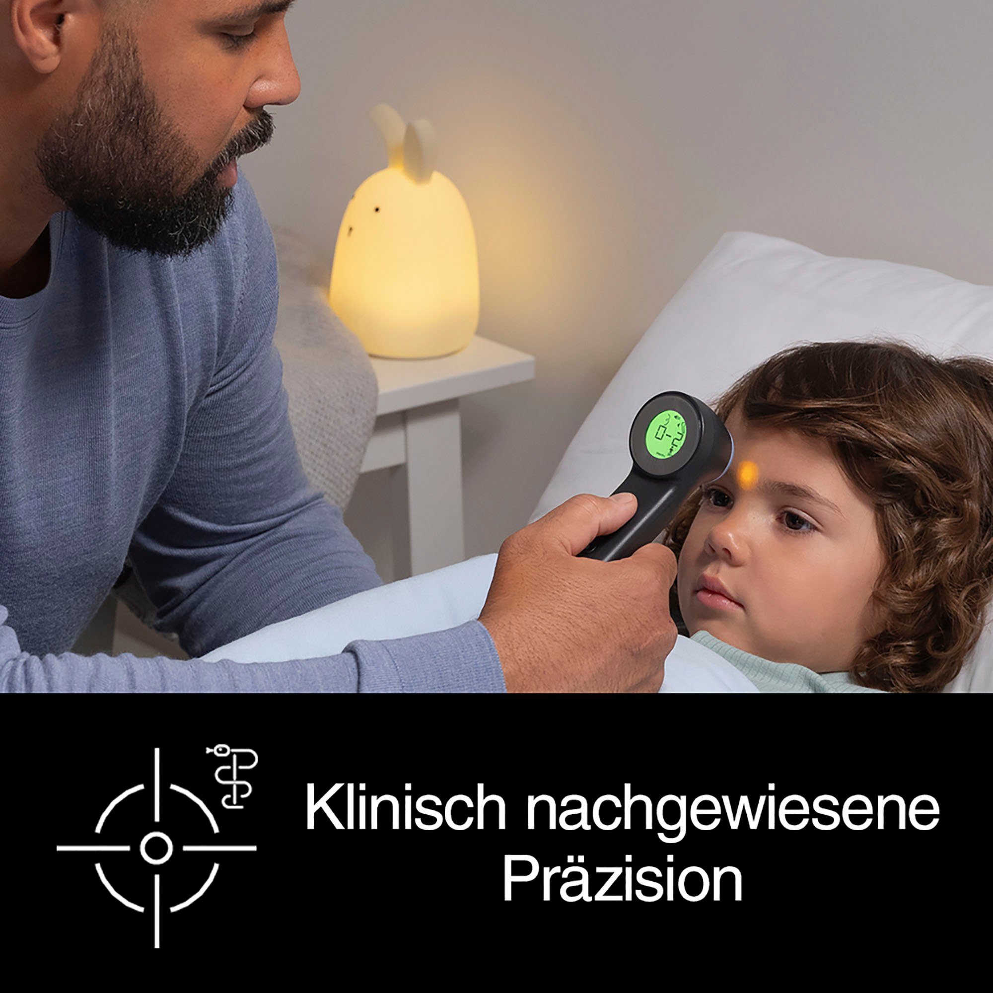 Braun Fieberthermometer SensianTM 7 BNT400B, berührungsloses Stirnthermometer mit Age Precision® Technology – Bild 3 von 5