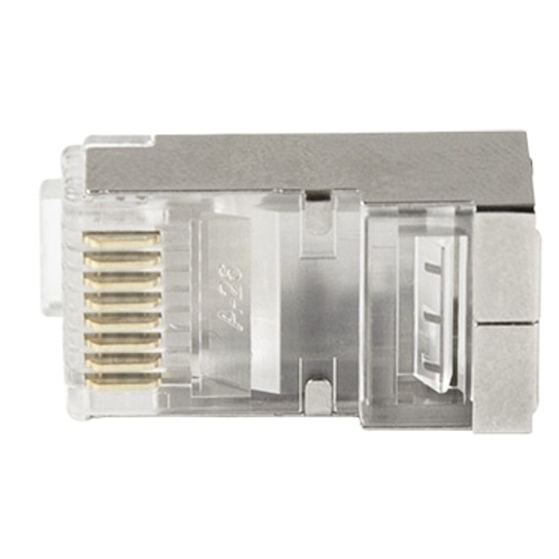 LogiLink Kabelverbinder-Sortiment LOGILINK RJ45-Modularstecker, Cat.6, geschirmt, vorne offen, 50 Stk.