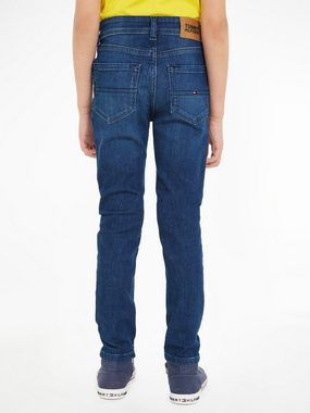 Tommy Hilfiger Slim-fit-Jeans SCANTON Y DARK WASH mit Logostickerei