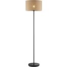 OTTO home Stehlampe Mikka, ohne Leuchtmittel, mit Leinenstoffschirm, Höhe 160 cm, Ø 40 cm