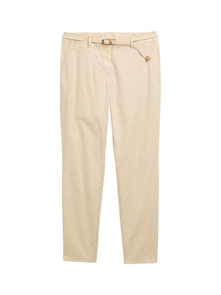 TOM TAILOR Chinohose mit Gürtel günstig online kaufen