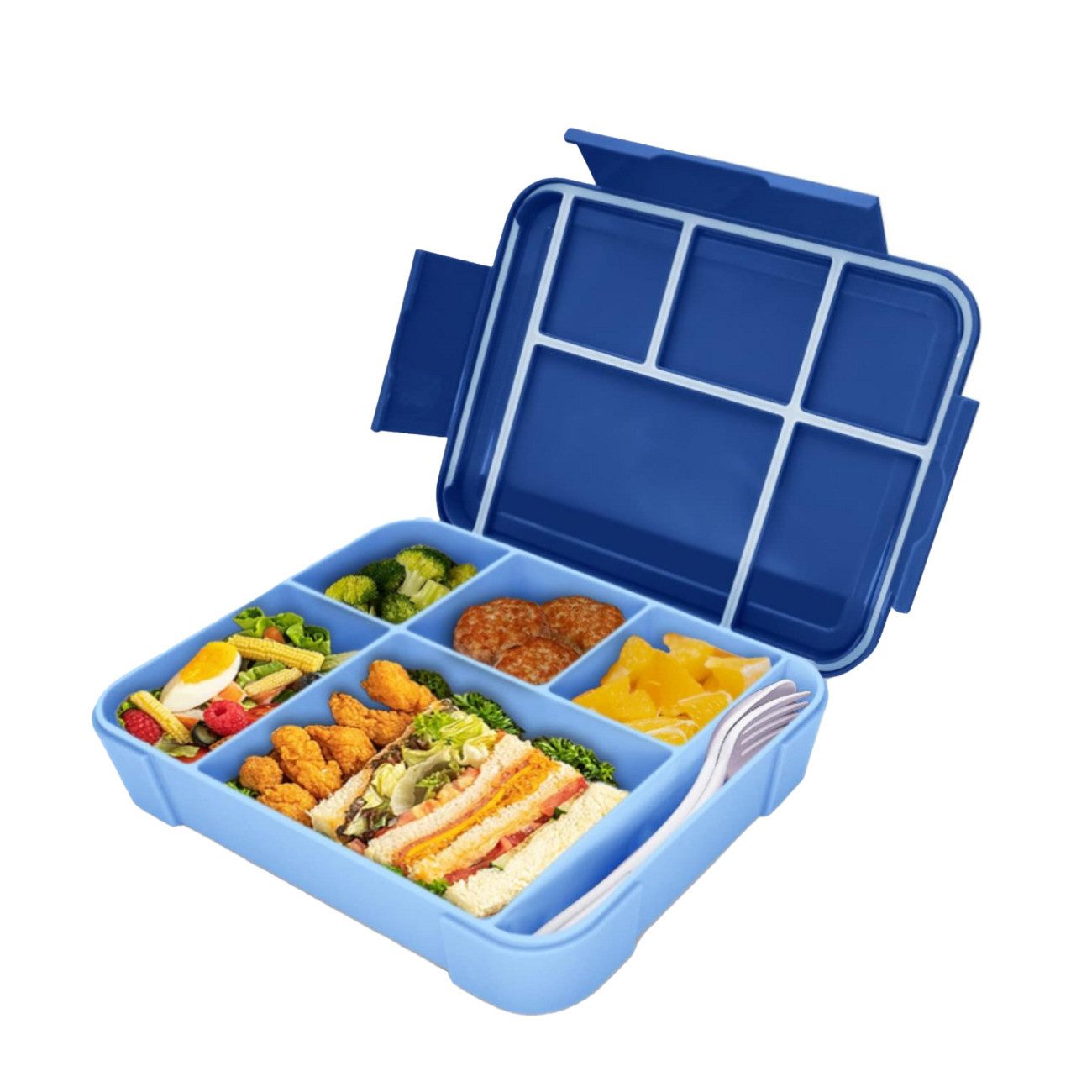 EBUY Lunchbox Brotdose Kinder mit Fächern Bento Box Auslaufsicher Lunchbox, (1-tlg)